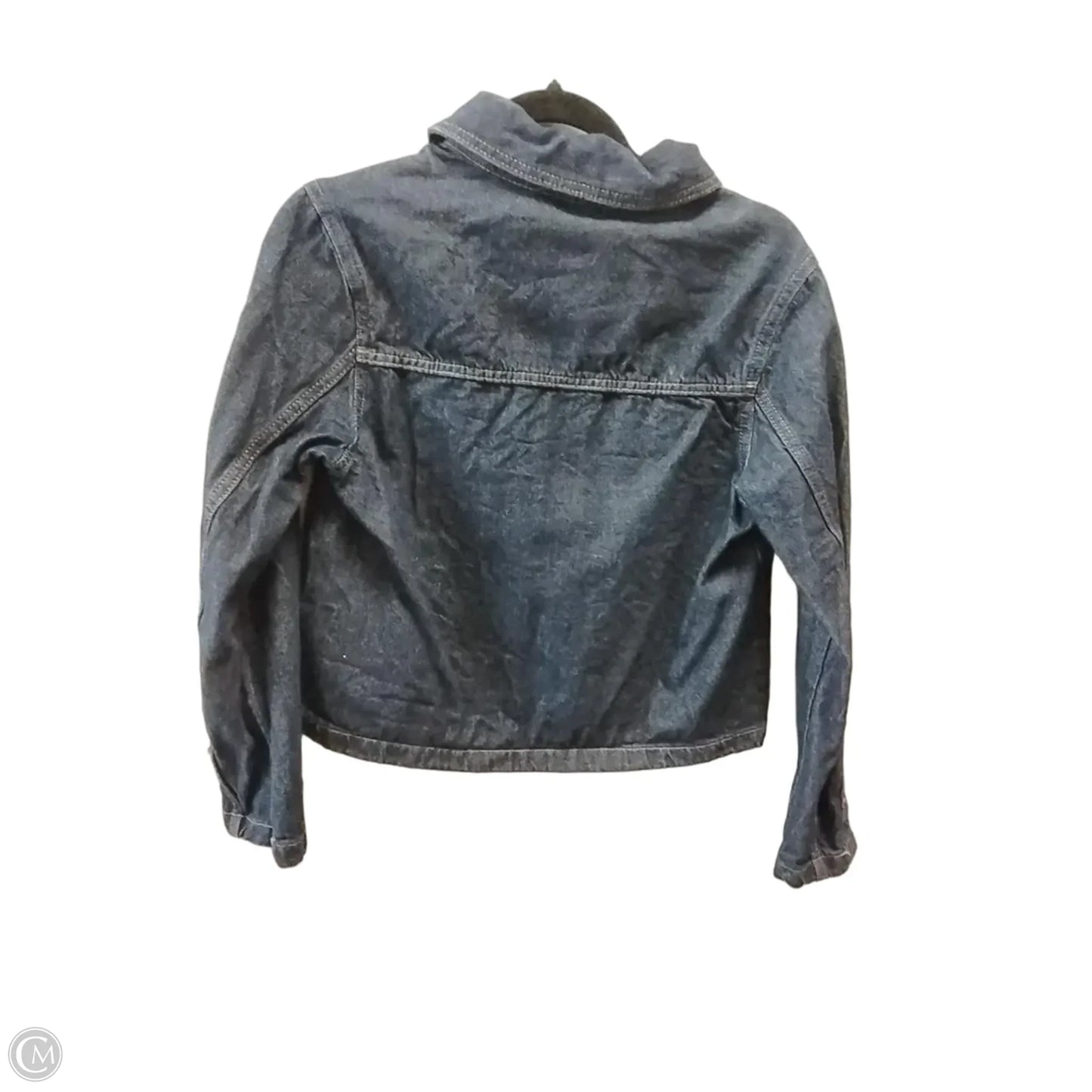 Jacket Denim By Divided In Blue, Size: Xs