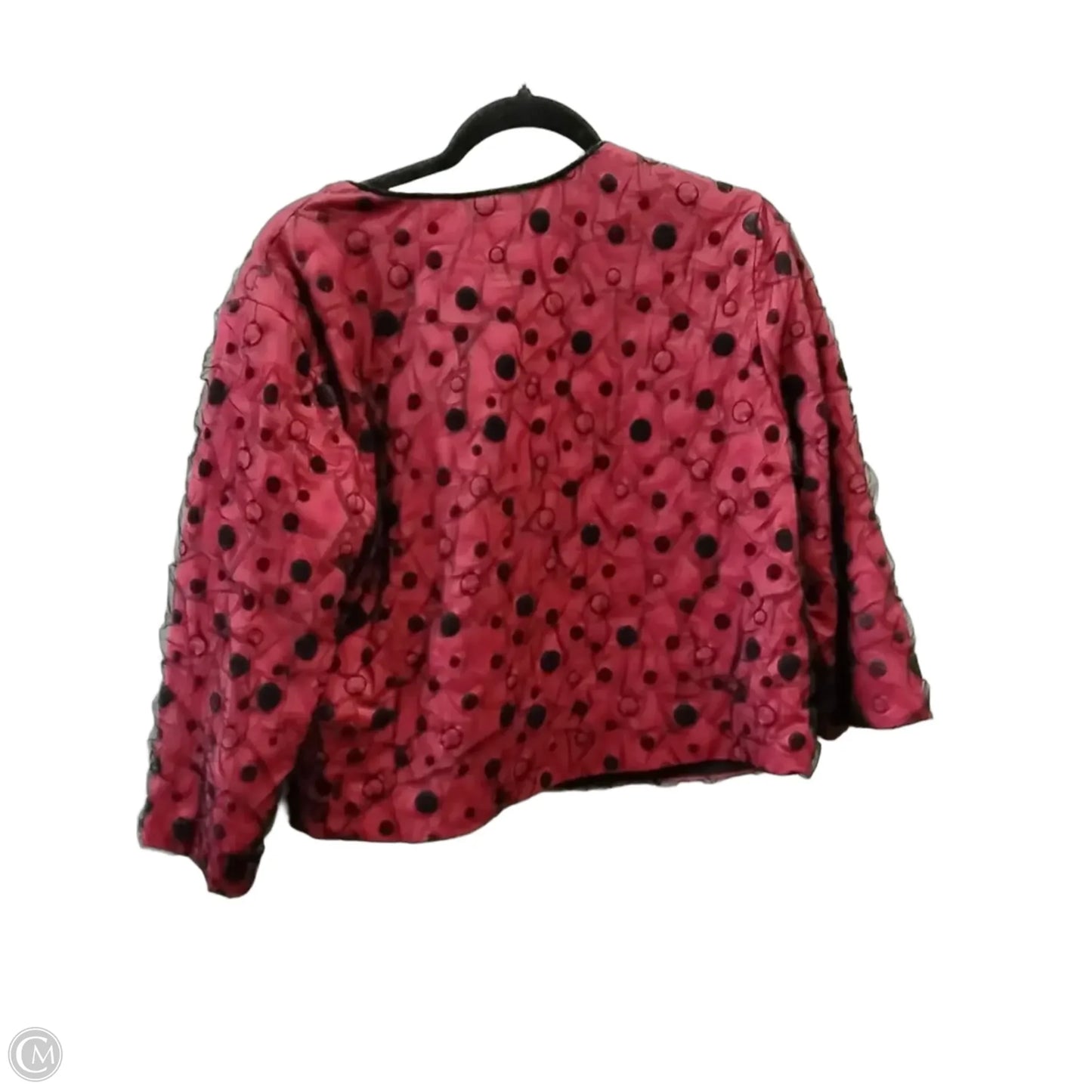 Jacket Other By Ruby Rd In Black & Red, Size: L