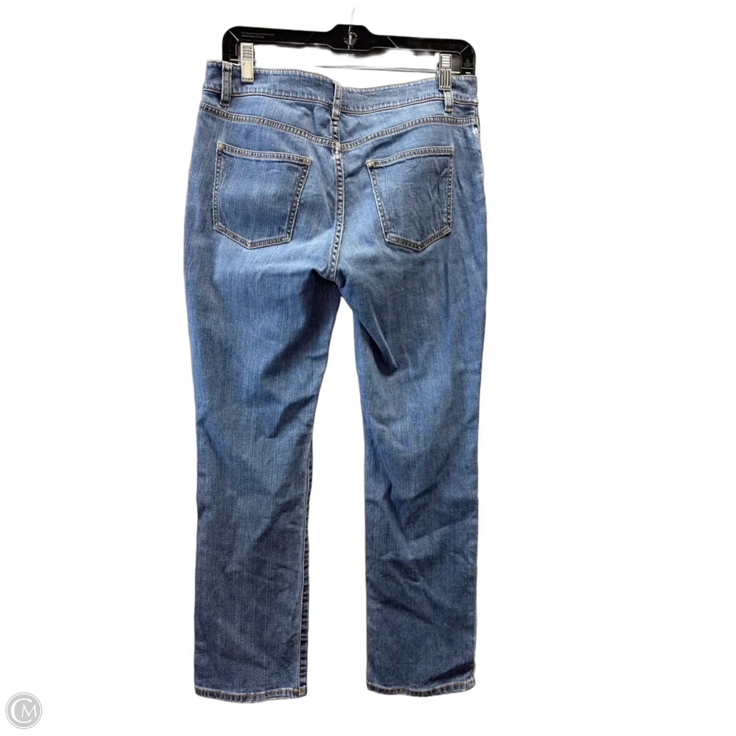 Jeans Straight By Signature Collection In Blue, Size: 8p