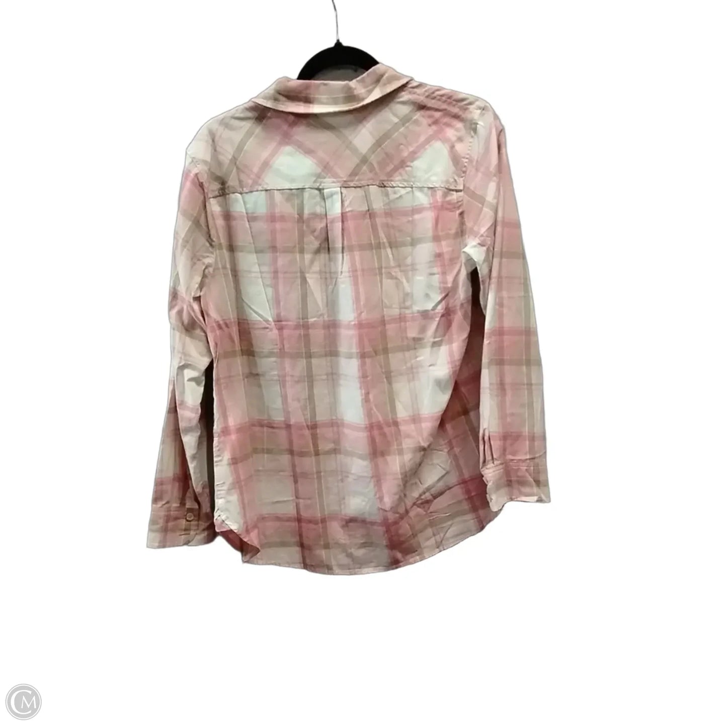 Blouse 3/4 Sleeve By Talbots In Pink, Size: 1x