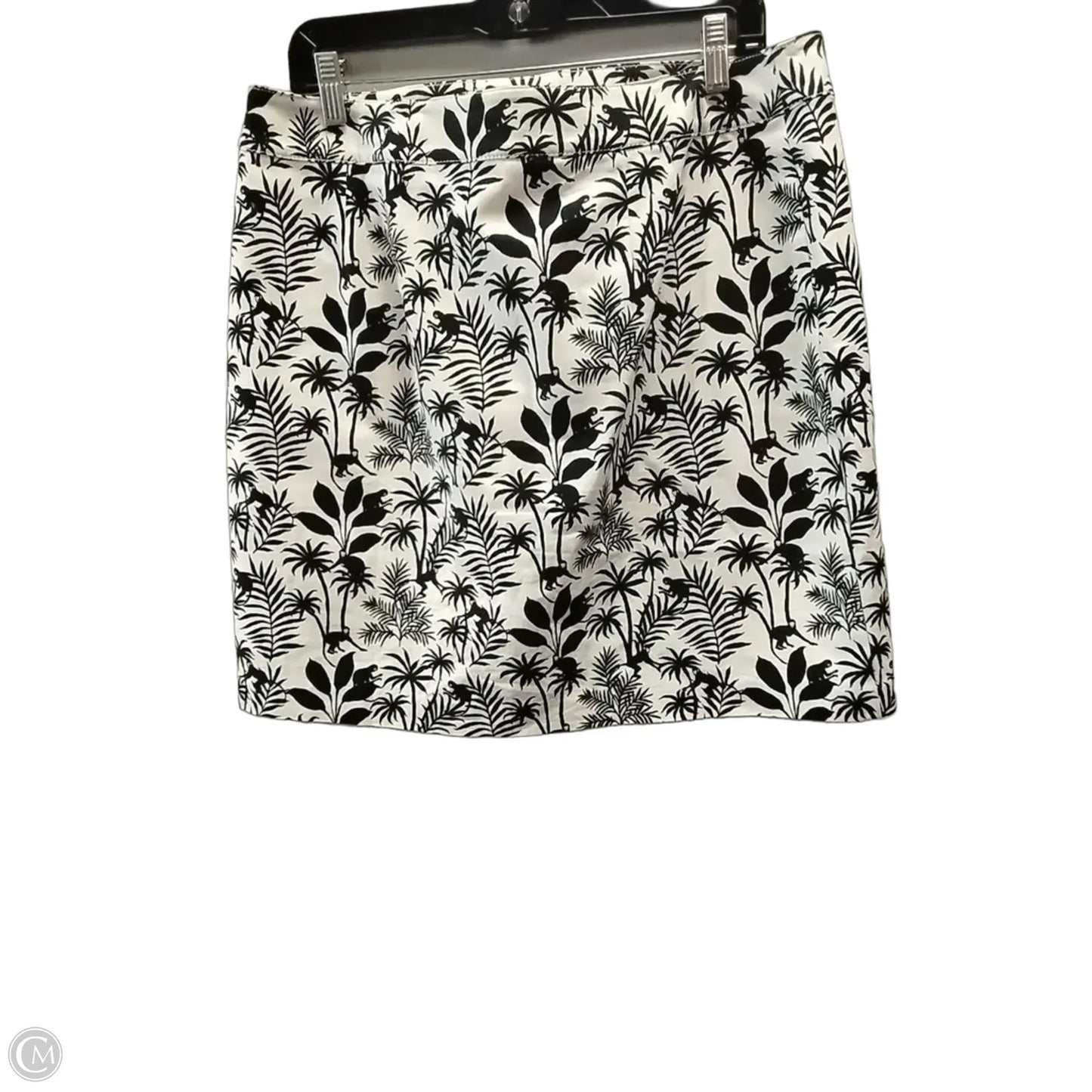 Skirt Mini & Short By Talbots In Black & Cream, Size: 14p
