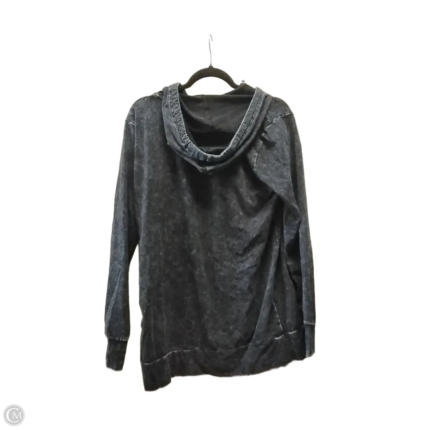 Sweatshirt Hoodie By Zenana Outfitters In Black, Size: S