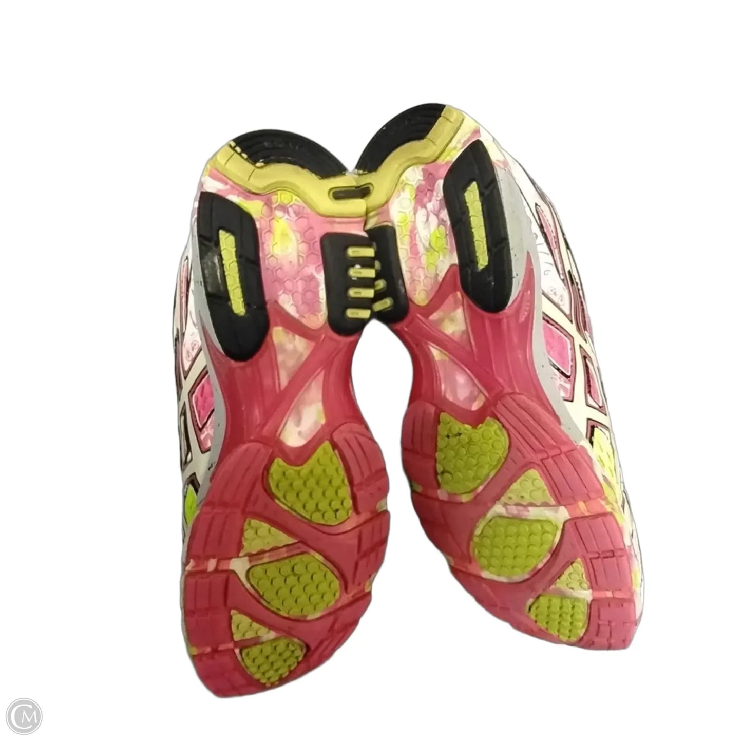 Shoes Athletic By Oasis Society In Pink & Yellow, Size: 9.5