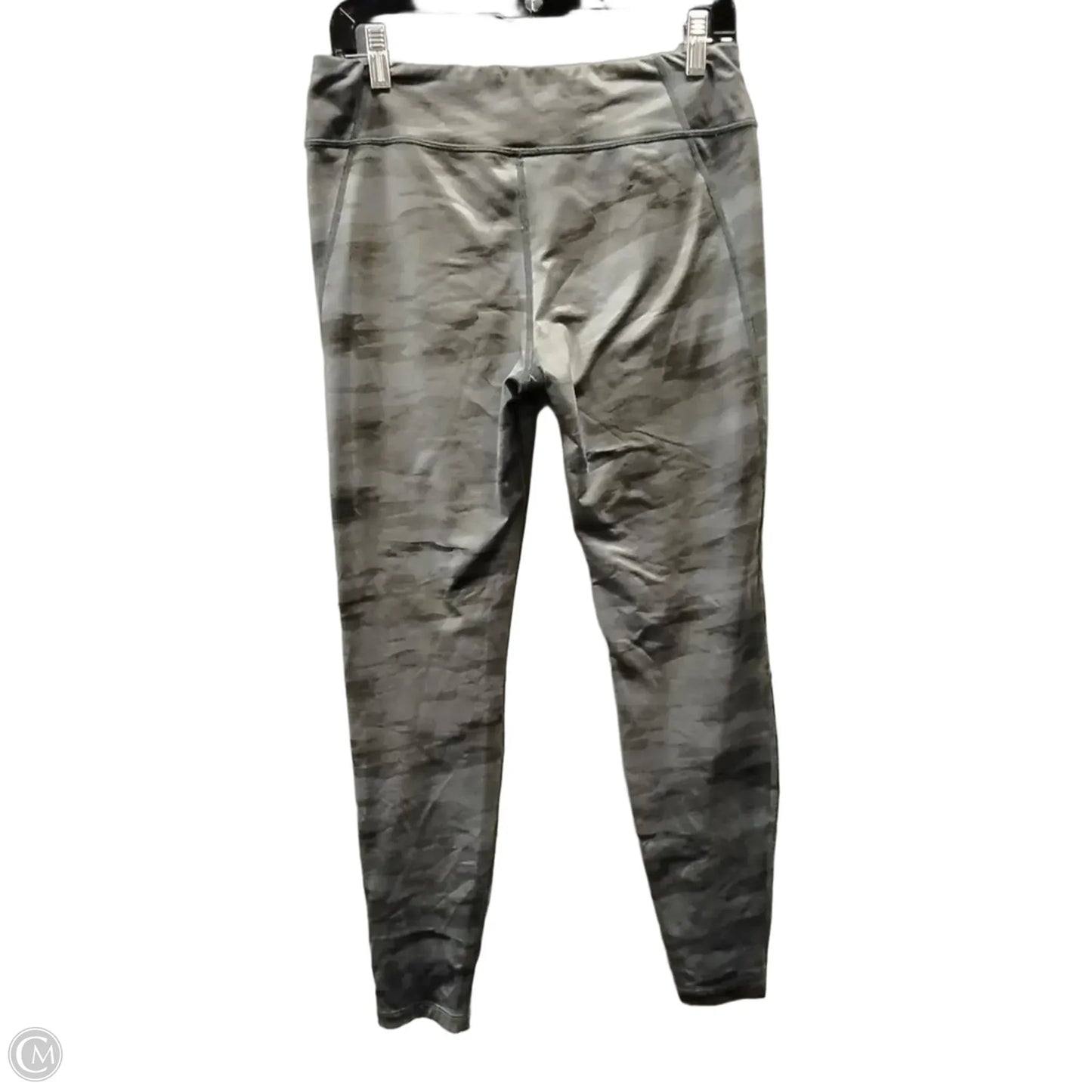 Athletic Leggings By Under Armour In Camouflage Print, Size: L