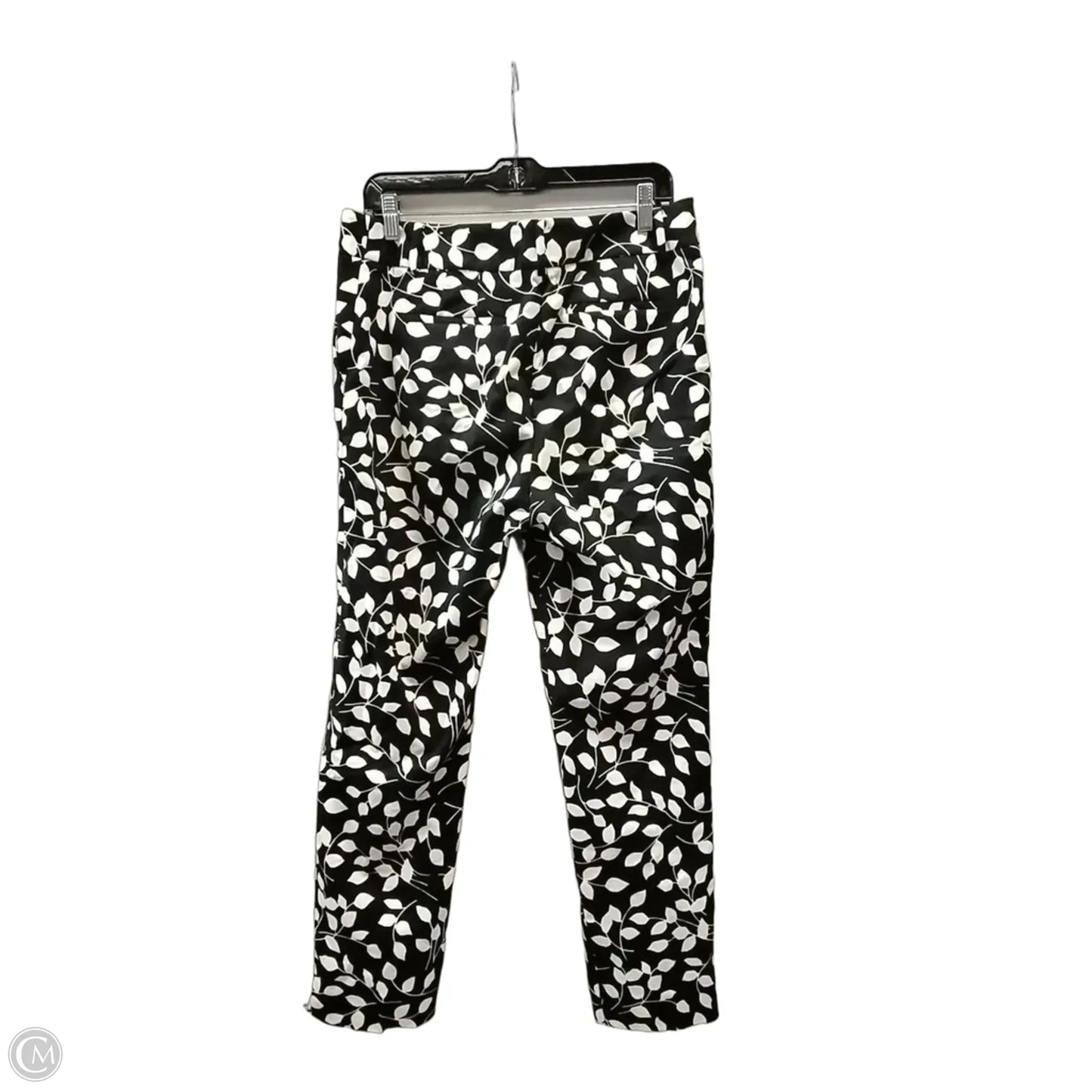 Pants Cropped By Talbots In Black & White, Size: 8