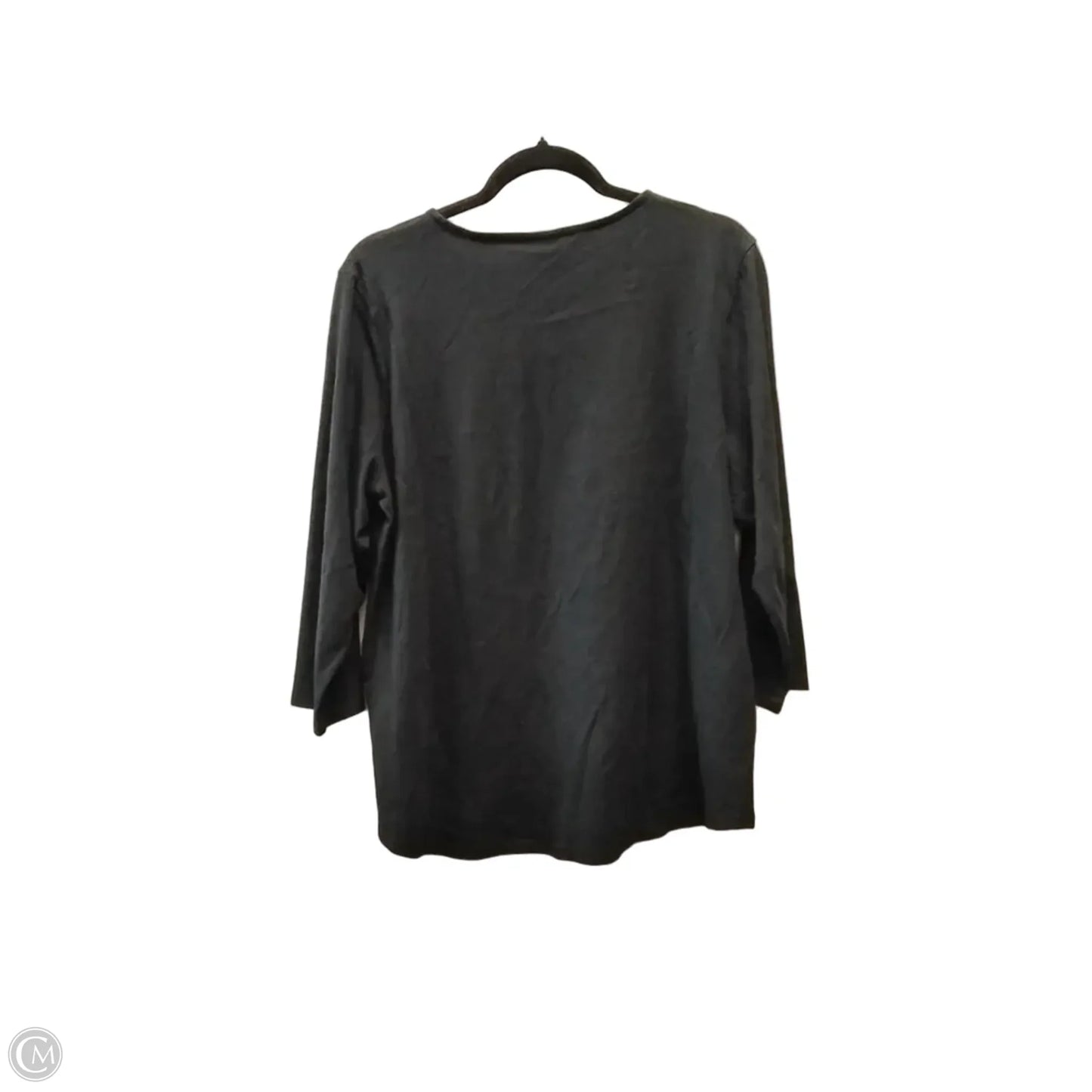 Top Long Sleeve By Chicos In Black, Size: 12