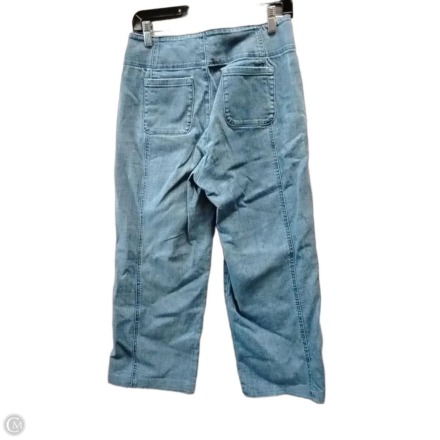 Jeans Wide Leg By Eileen Fisher In Blue, Size: S
