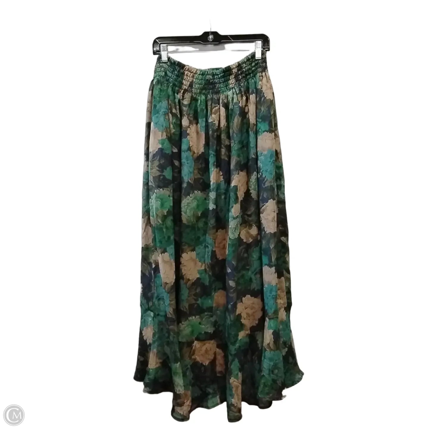 Skirt Maxi By Vici In Brown & Green, Size: 10