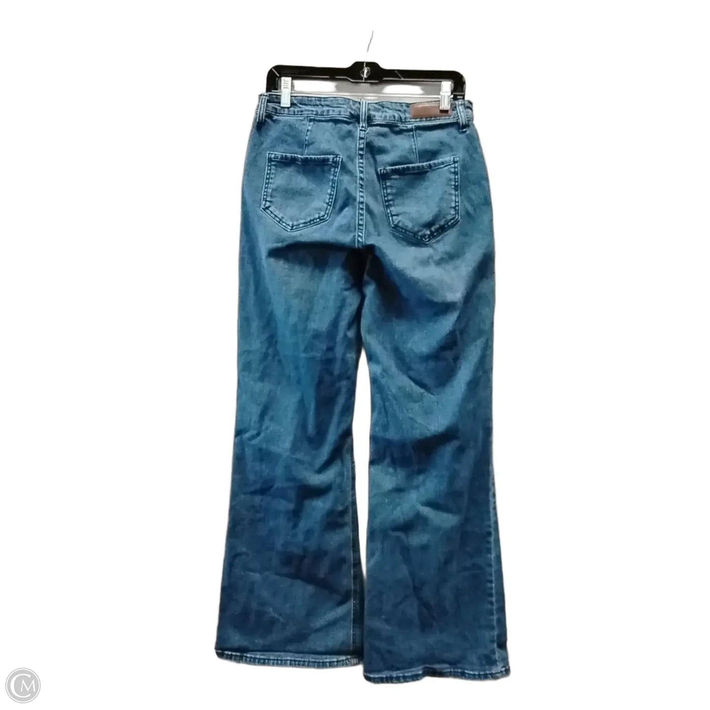 Jeans Wide Leg By Rock & Roll In Blue, Size: 10