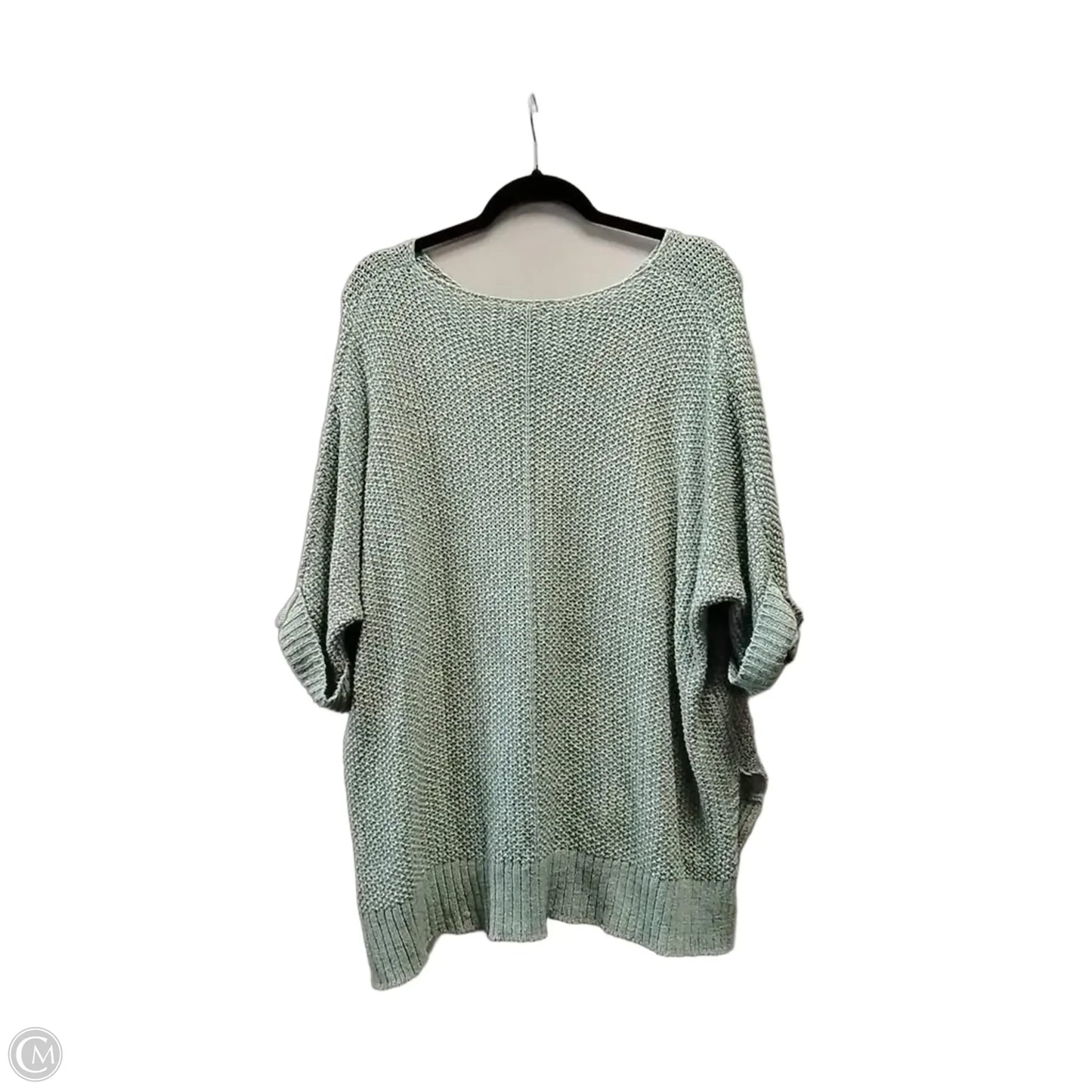 Sweater Short Sleeve By Easel In Green, Size: L