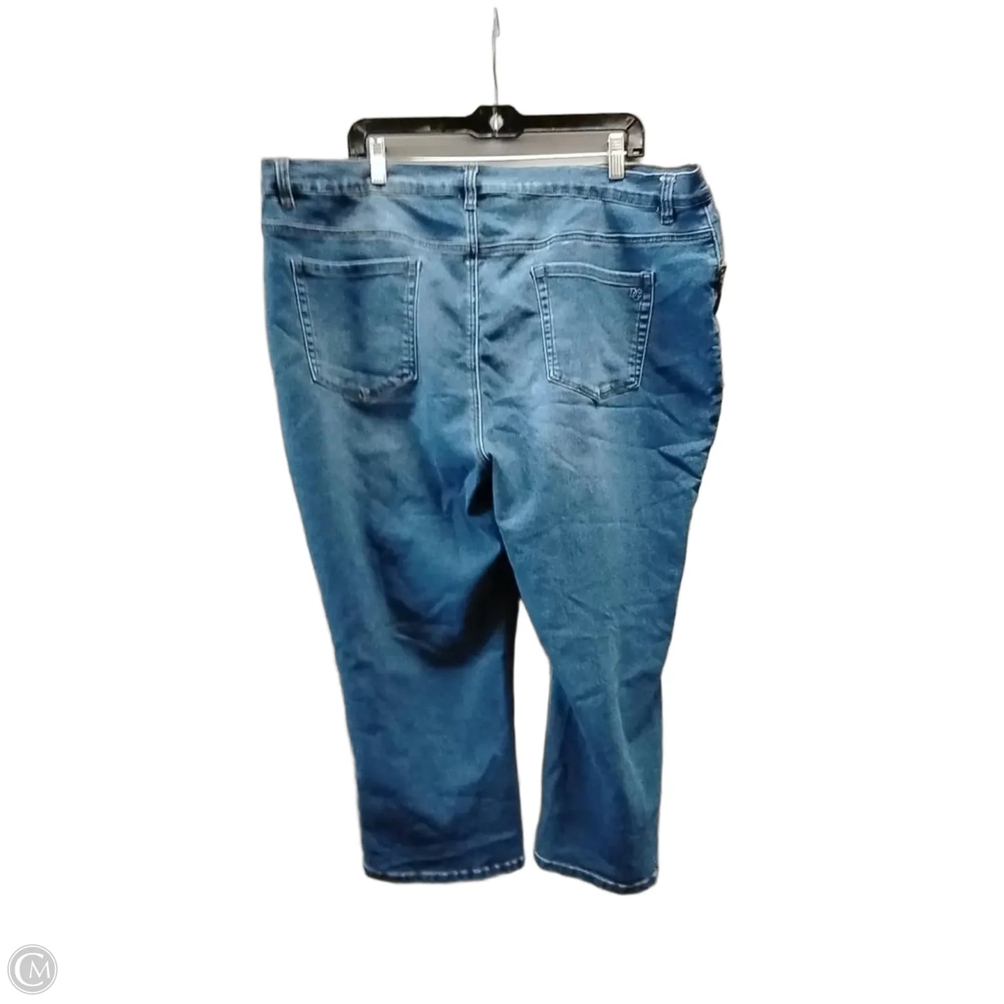 Jeans Straight By Dg2 In Blue, Size: 22w
