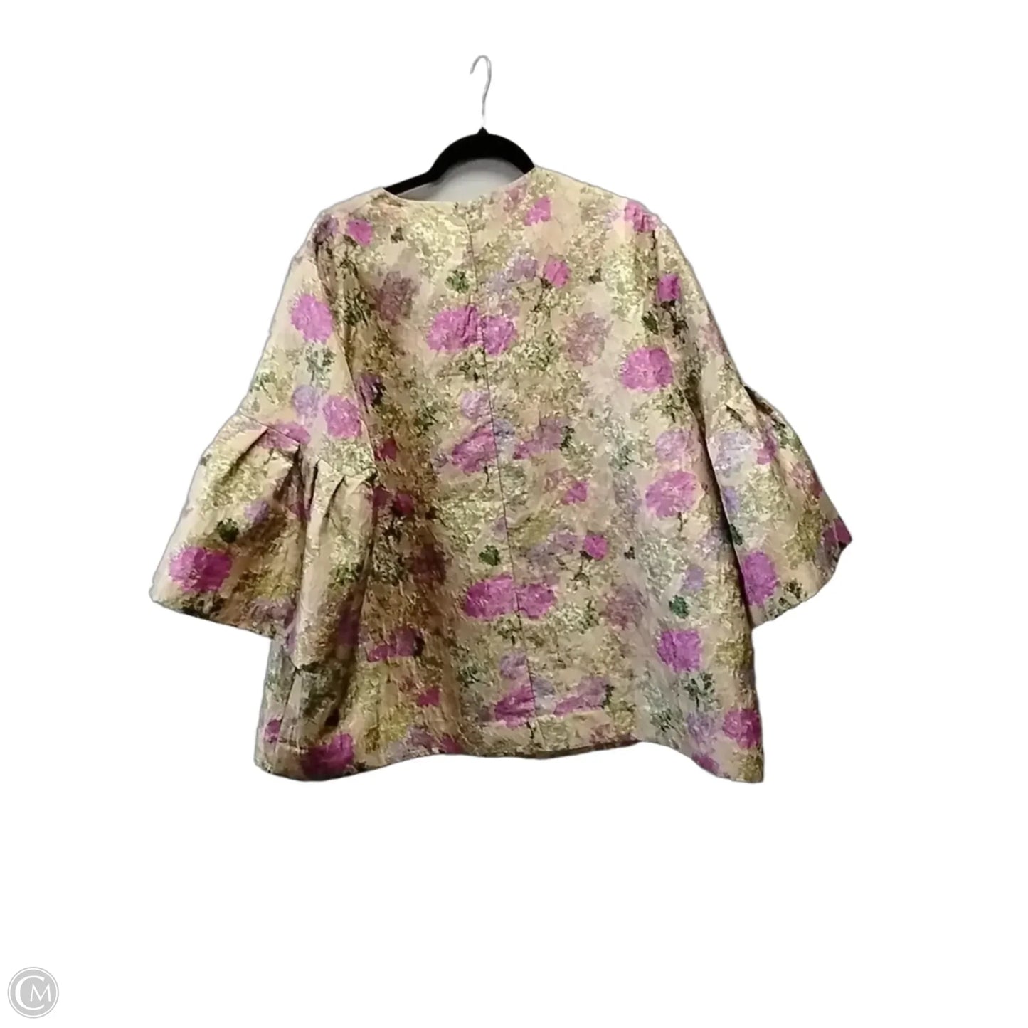 Top Short Sleeve By Tuckernuck In Floral Print, Size: 3x