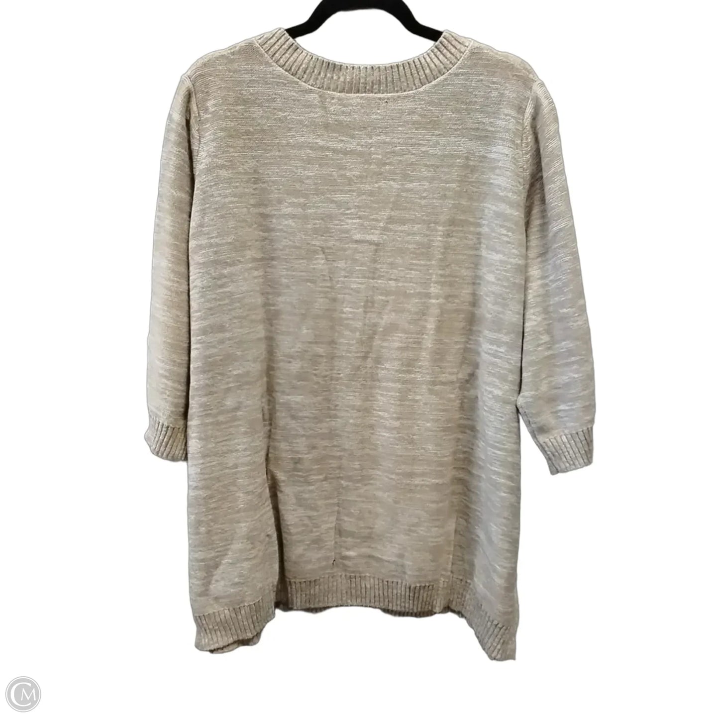Sweater By Woman Within In Tan, Size: 1x