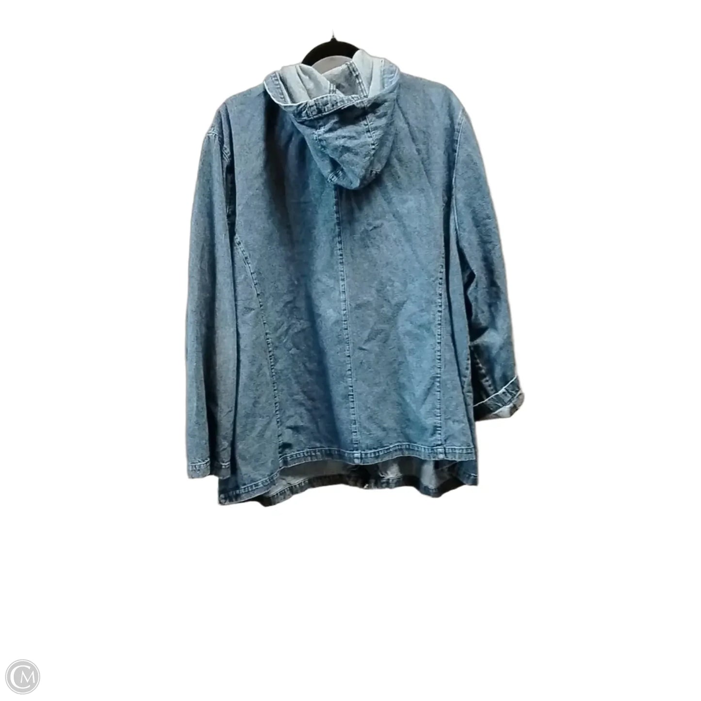 Jacket Denim By Liz And Me In Blue, Size: 3x