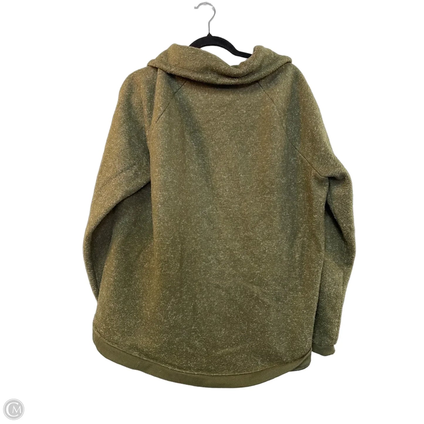 Athletic Sweatshirt Collar By Avia In Green, Size: Xl