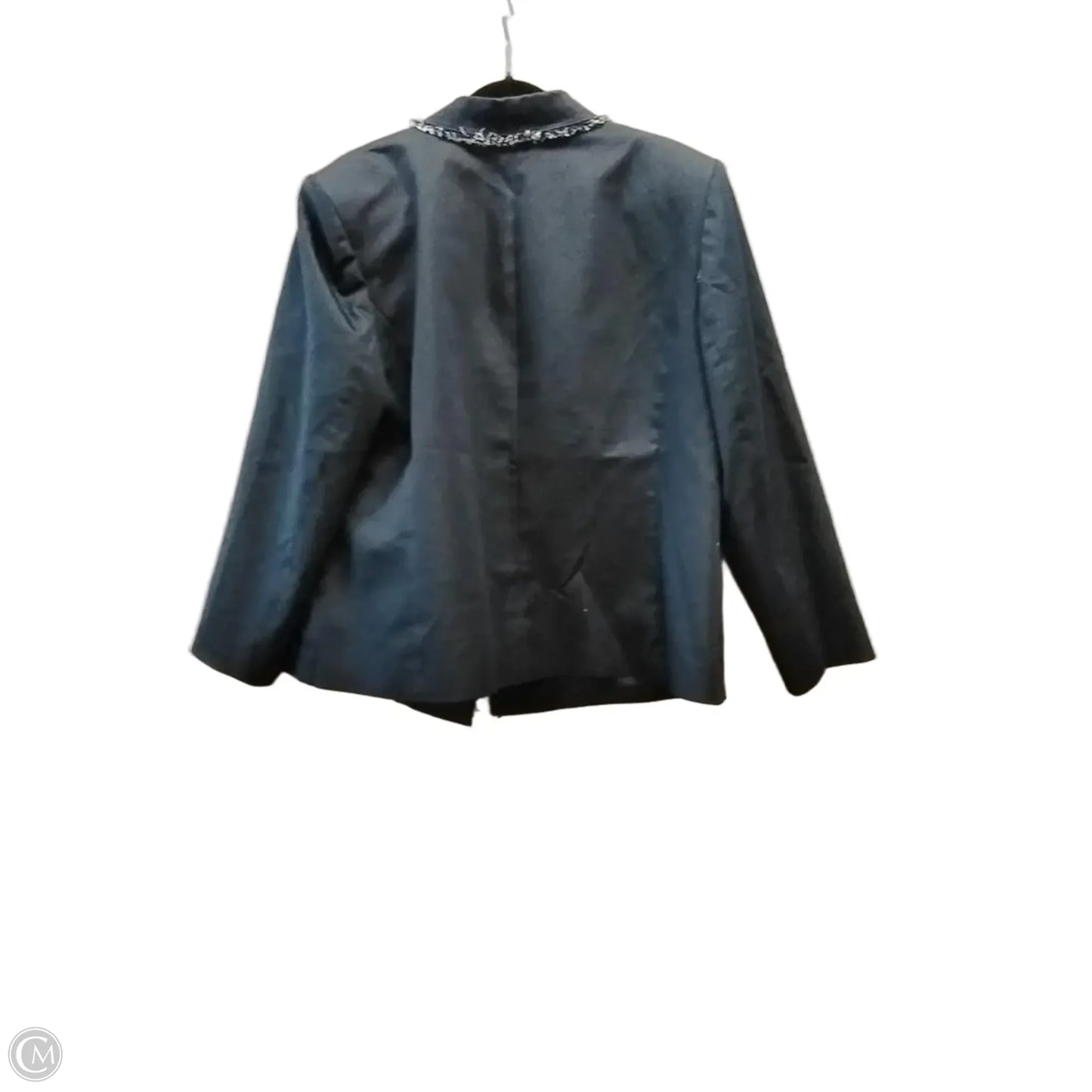 Blazer By Tahari In Black & White, Size: 1x