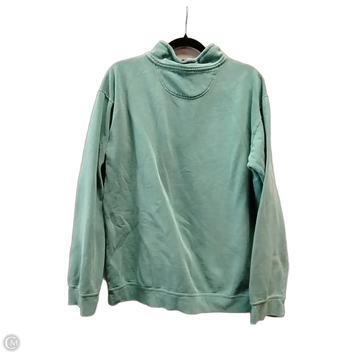 Sweatshirt Collar By Comfort Colors In Green, Size: M