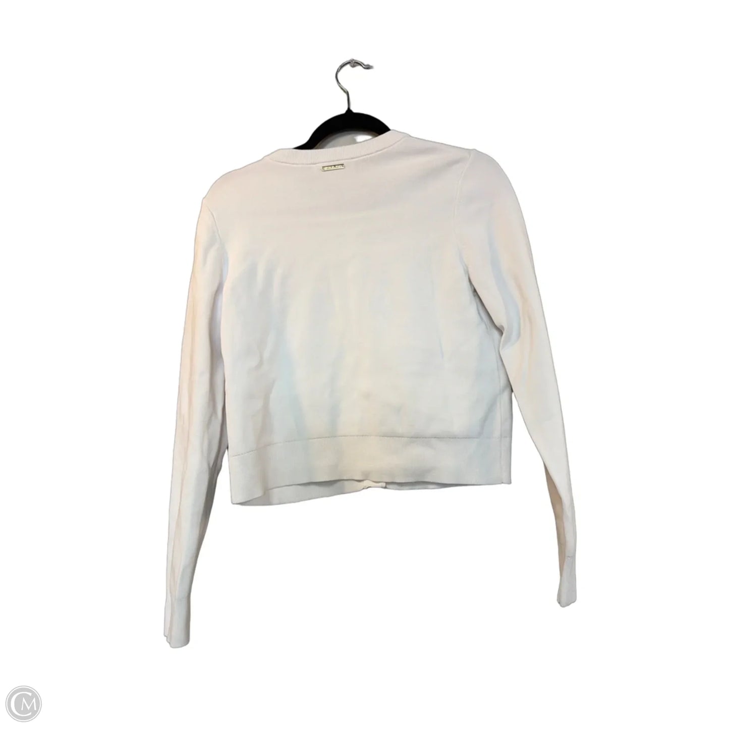 Sweater Cardigan By Michael By Michael Kors In White, Size: M