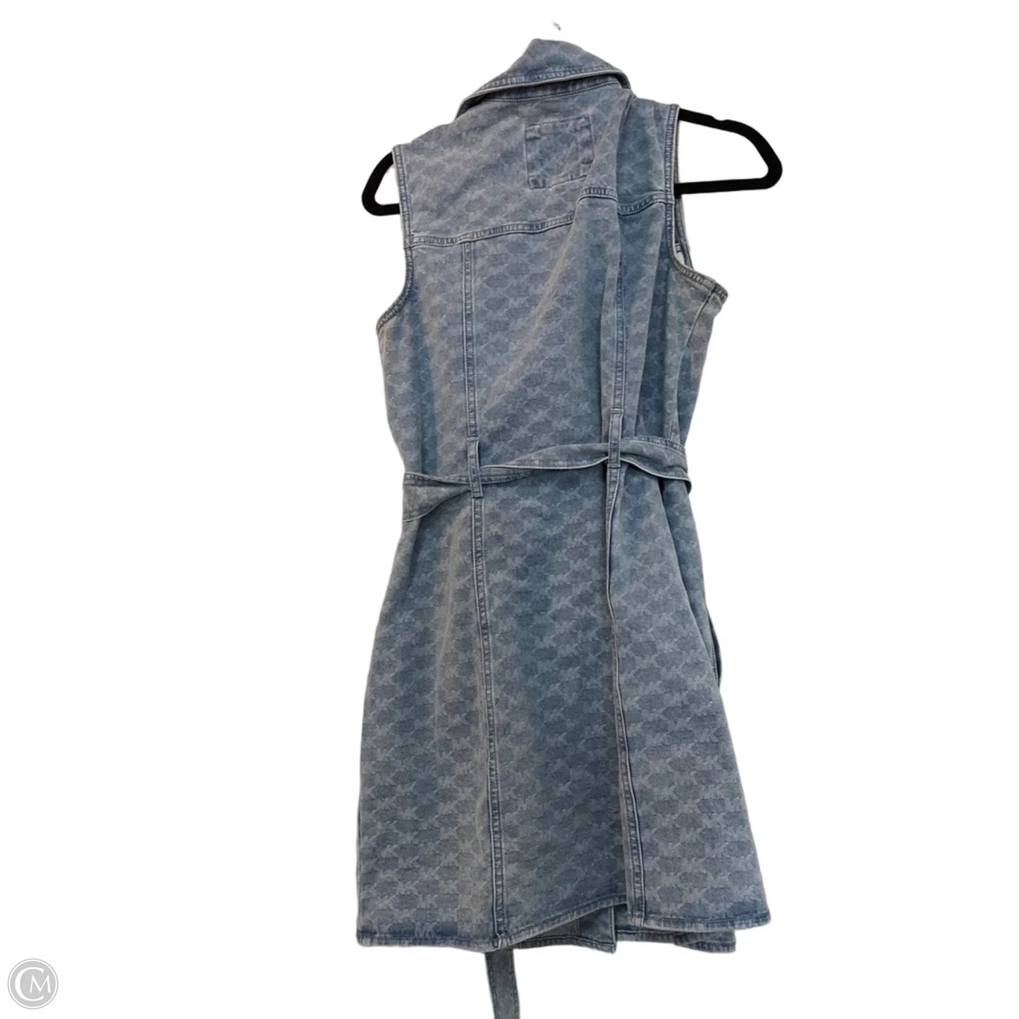 Dress Designer By Michael Kors In Blue Denim, Size: 8