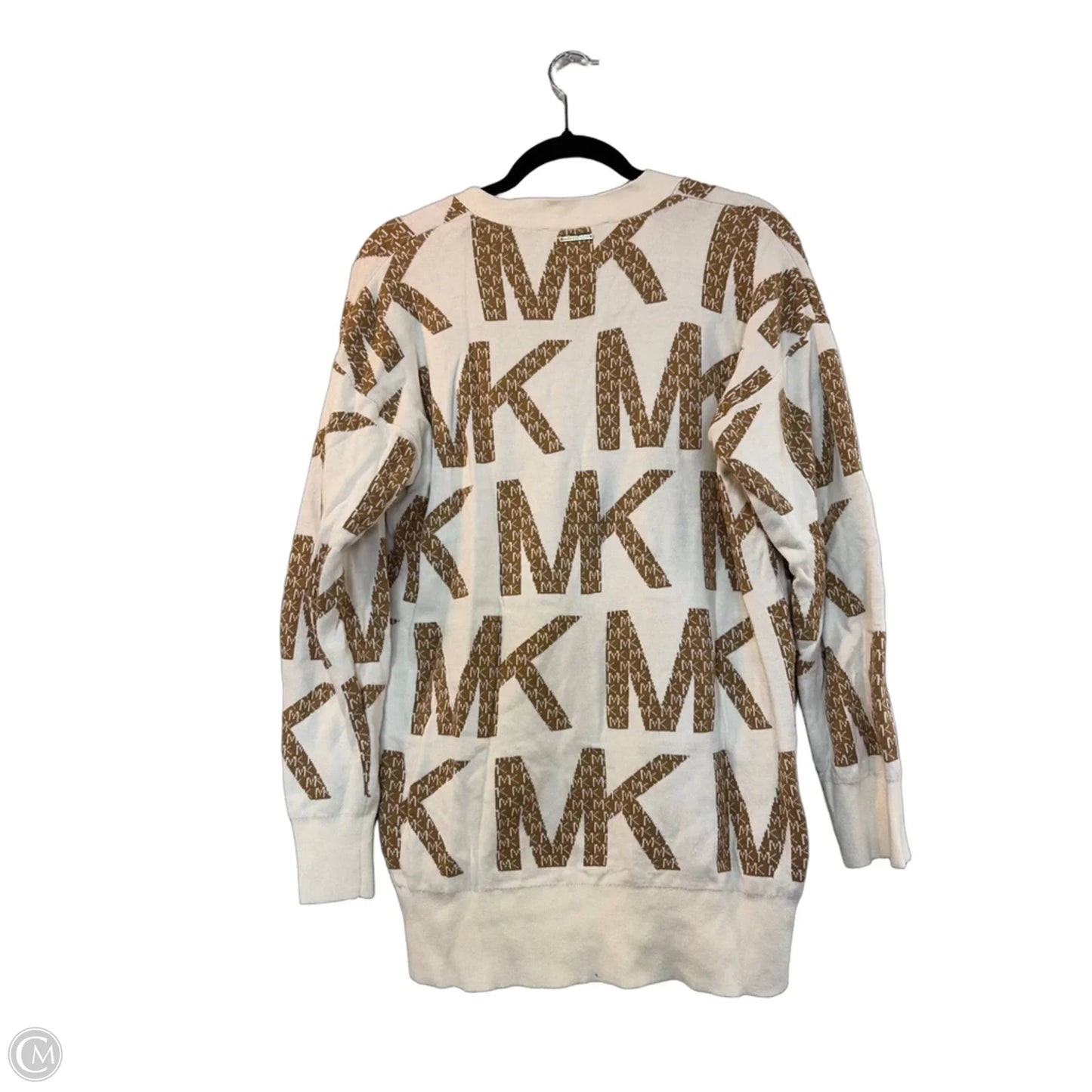 Sweater By Michael By Michael Kors In Brown & Cream, Size: S