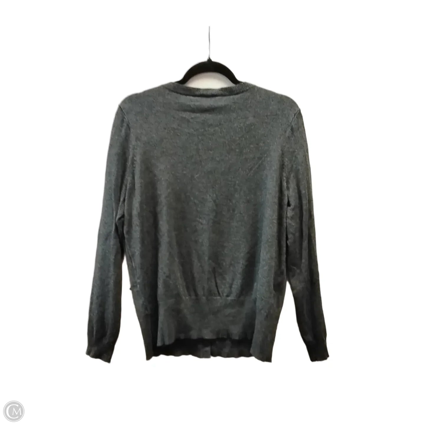 Sweater Cardigan By Lane Bryant In Grey, Size: Xl