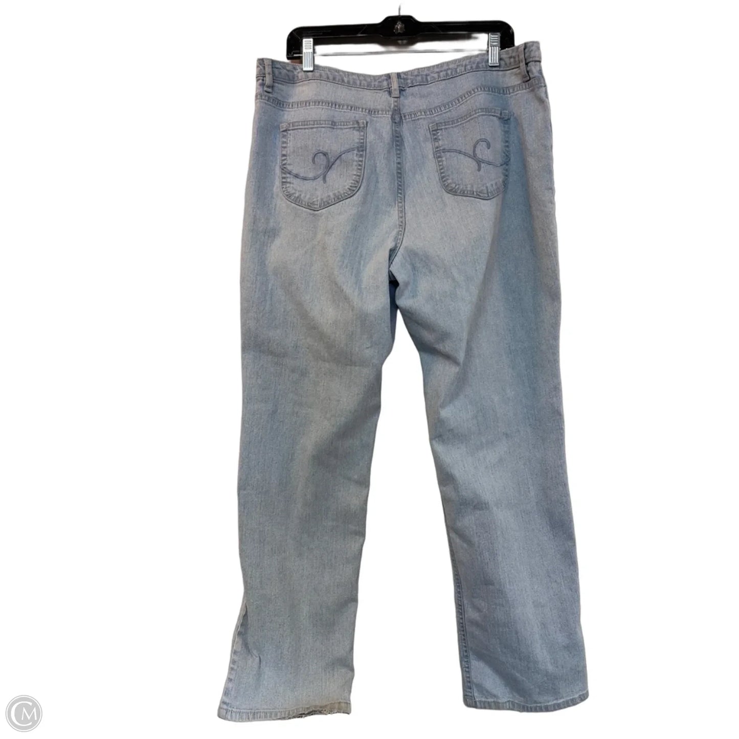 Jeans Cropped By Chicos In Blue, Size: Xl