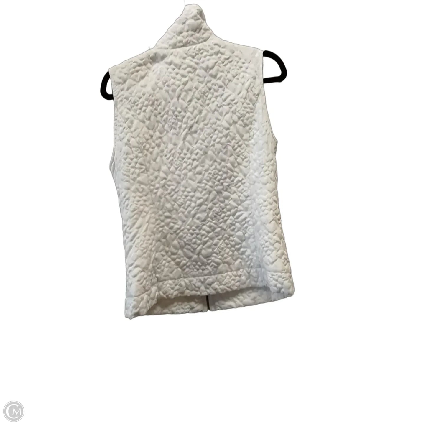 Vest Puffer & Quilted By Christopher And Banks In White, Size: S