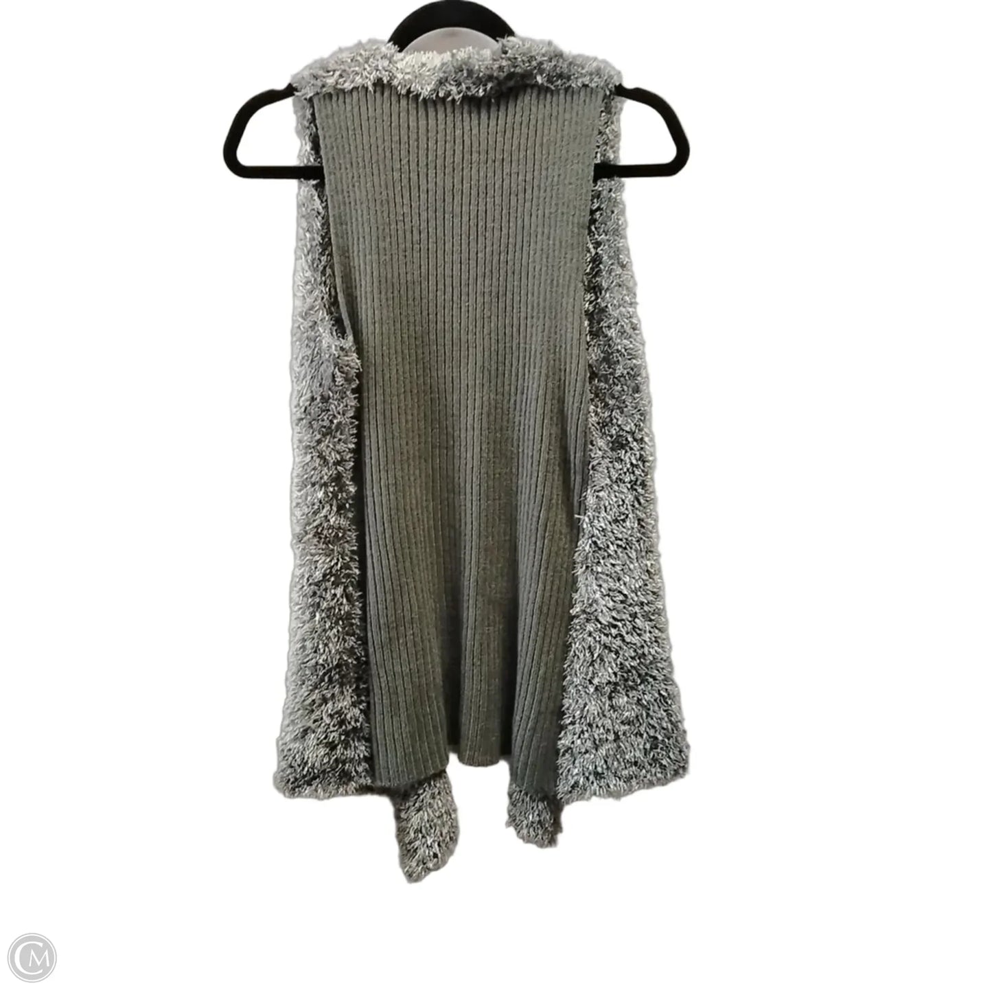 Vest Sweater By Noelle In Grey, Size: M