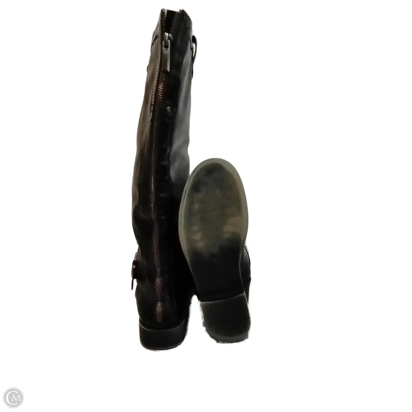 Boots Knee Flats By Clothes Mentor In Black, Size: 5.5