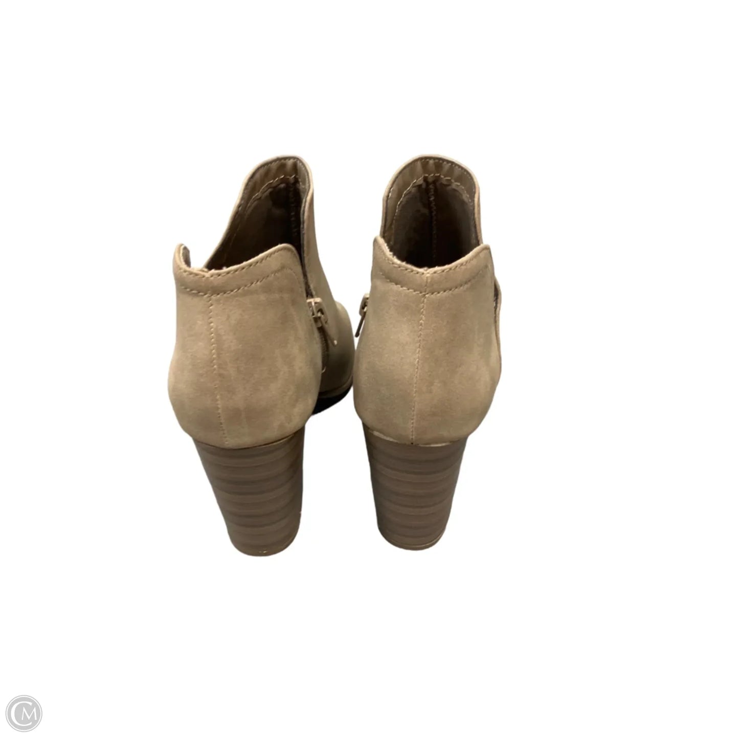 Shoes Heels Block By Soda In Brown, Size: 7.5