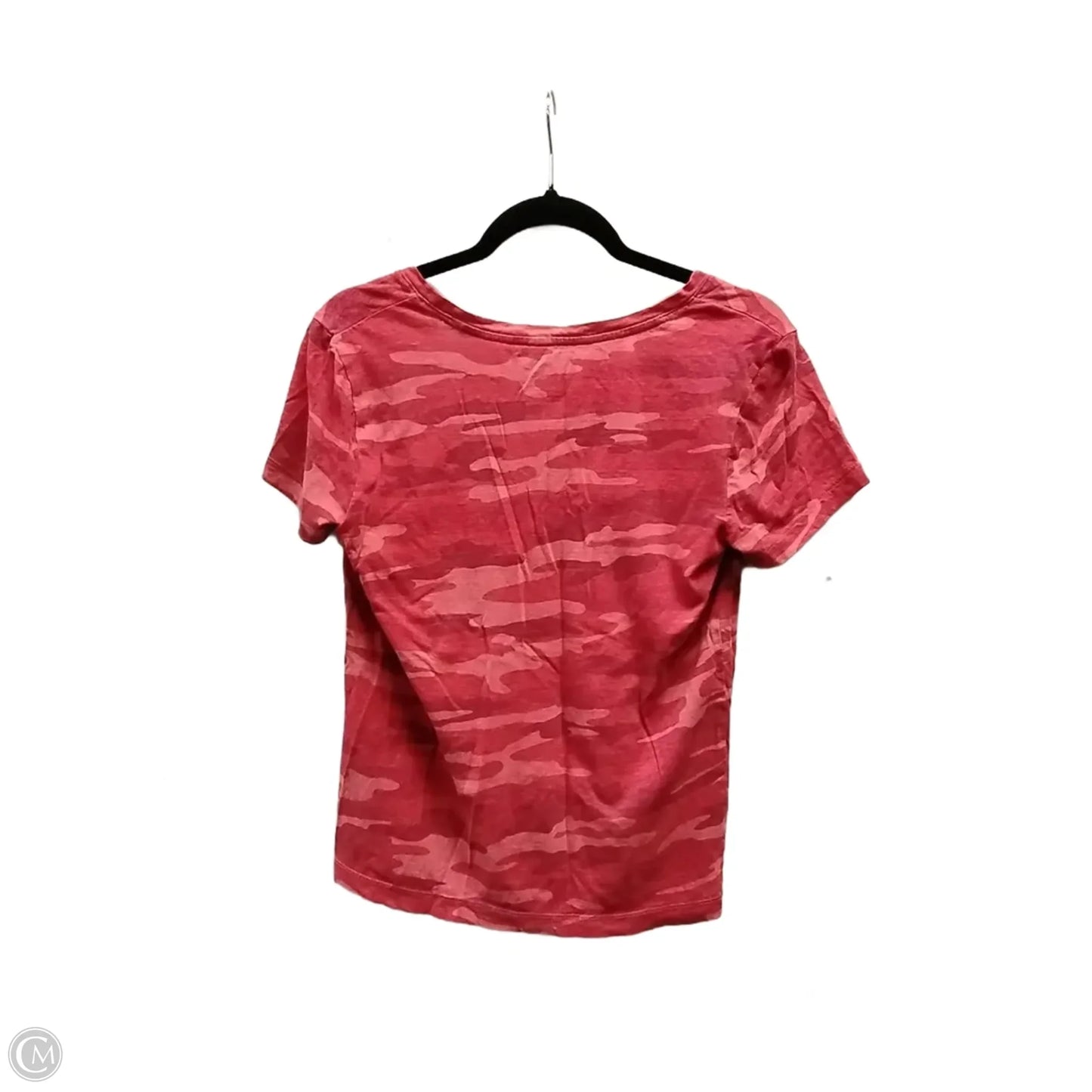 Top Short Sleeve By Lucky Brand In Camouflage Print, Size: Sp