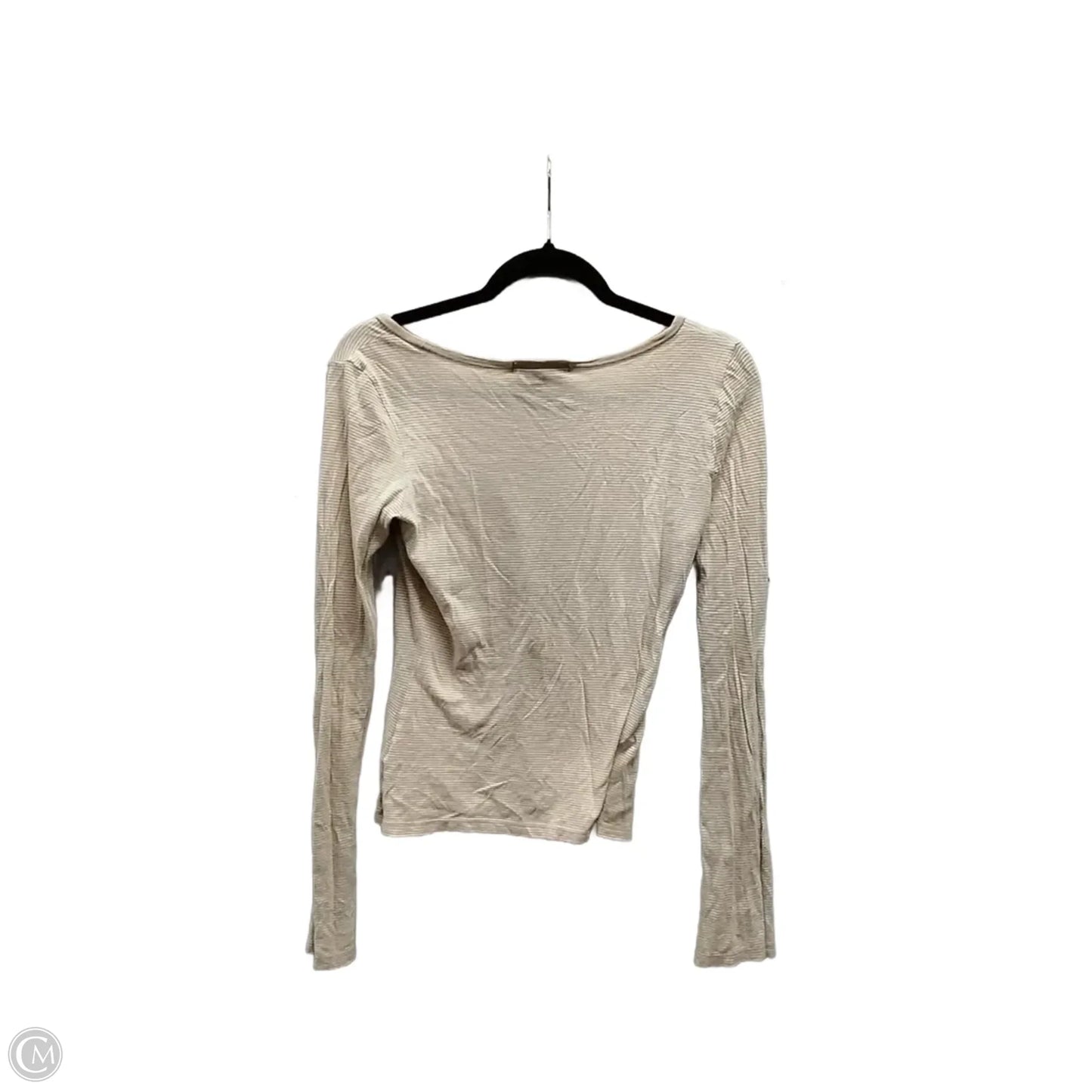 Top Long Sleeve By Express In Striped Pattern, Size: S