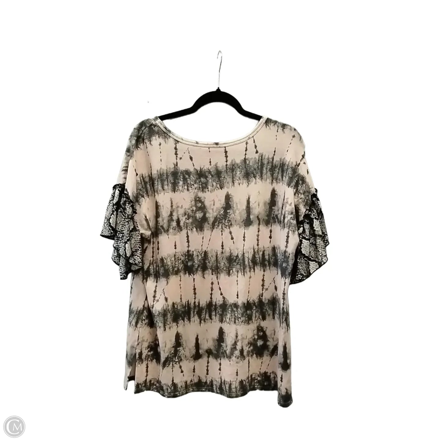 Top Short Sleeve By First Love In Peach, Size: L