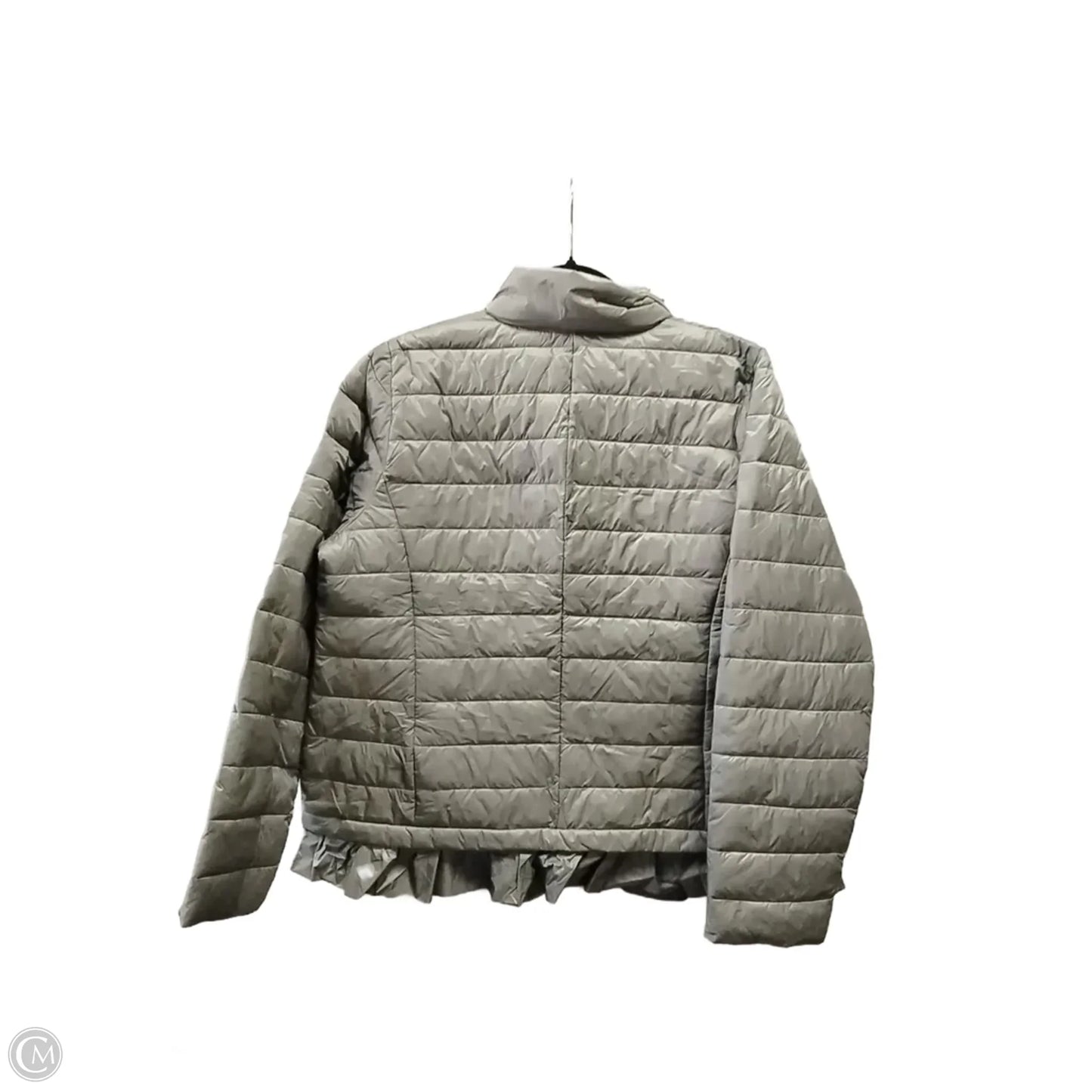 Coat Puffer & Quilted By Lane Bryant In Grey, Size: Xl
