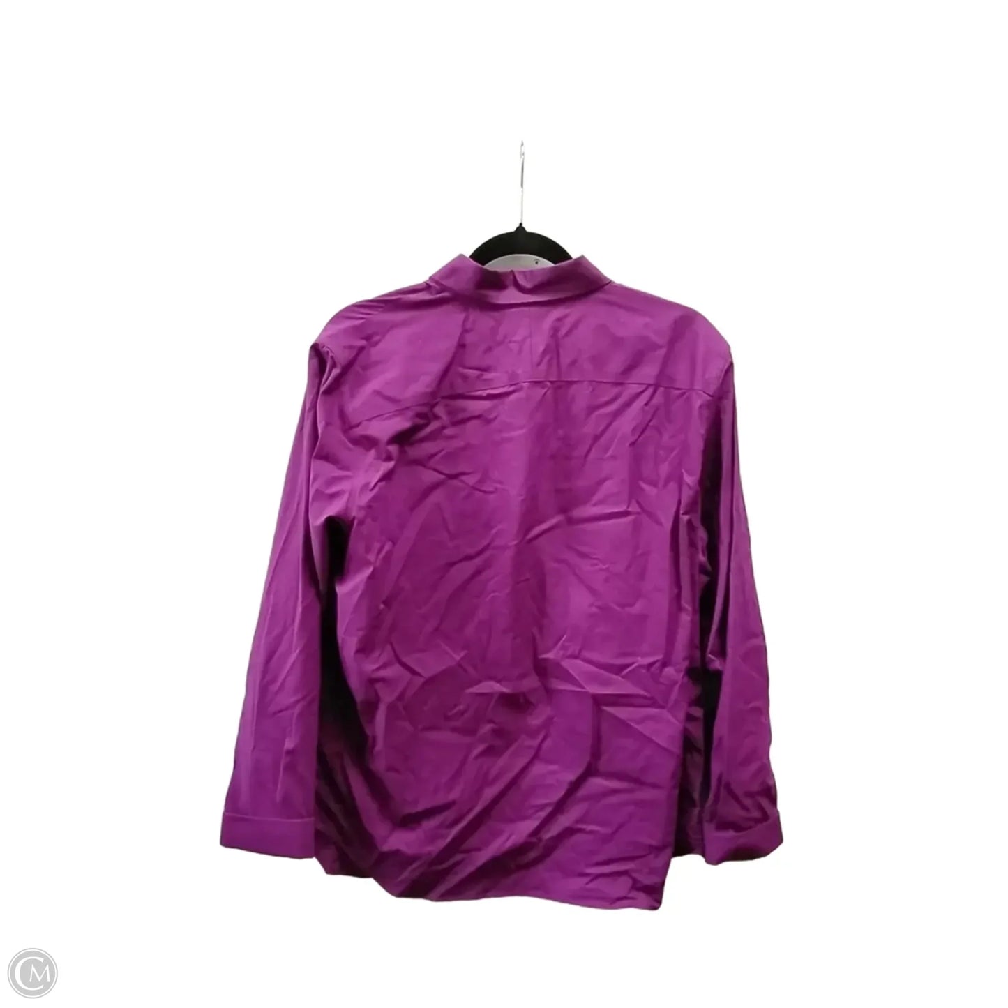 Top Long Sleeve By Chaps In Purple, Size: 1x