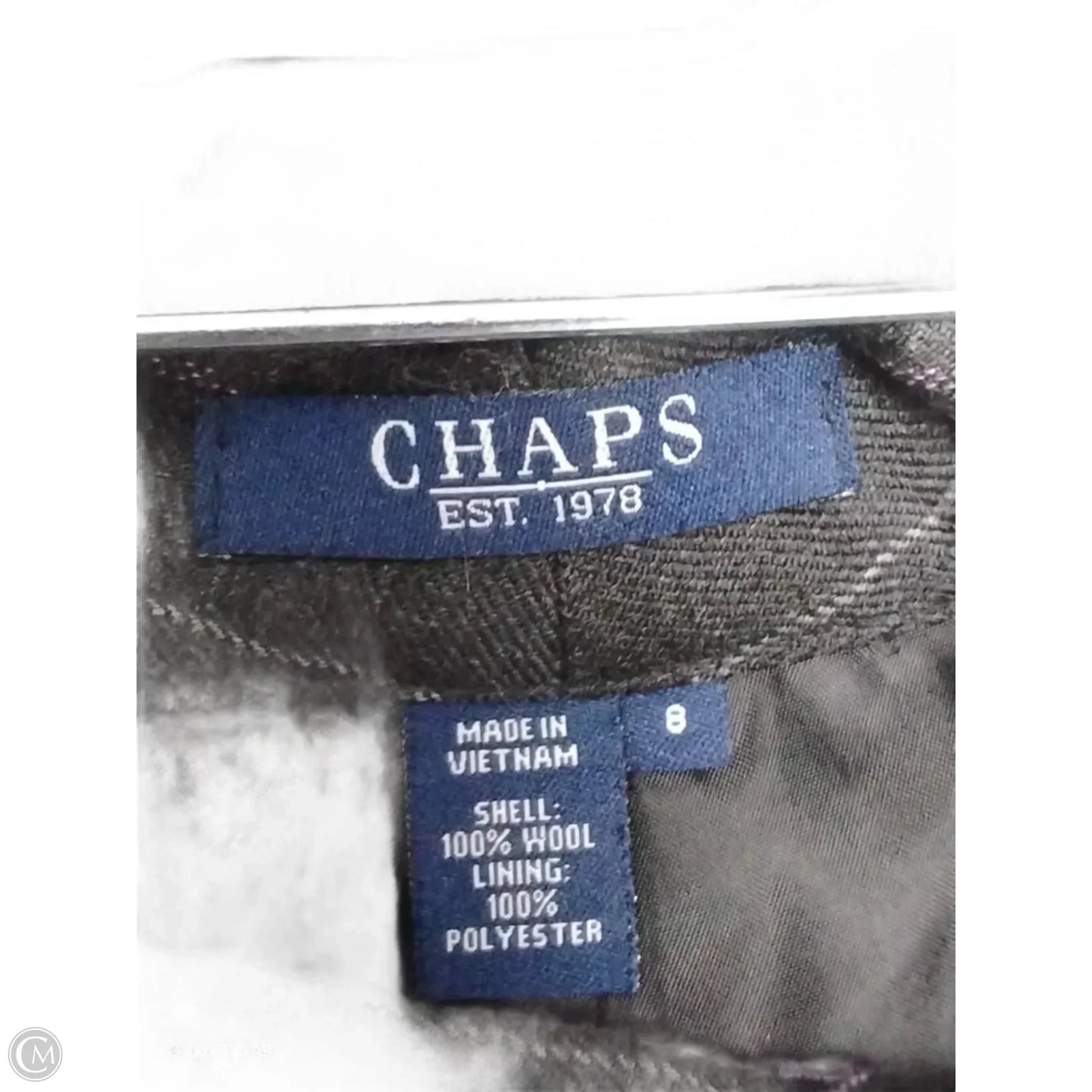 Pants Dress By Chaps In Striped Pattern, Size: 8