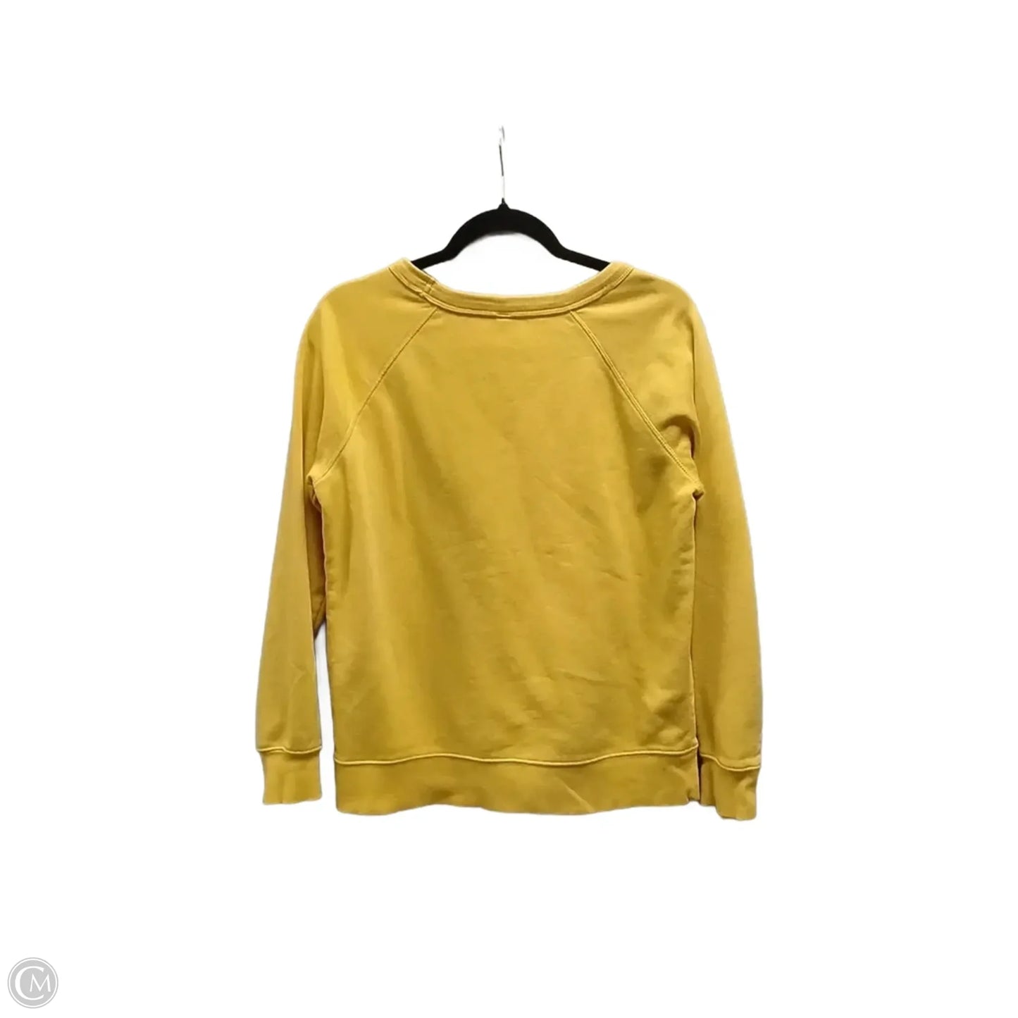 Sweatshirt Crewneck By Old Navy In Yellow, Size: S