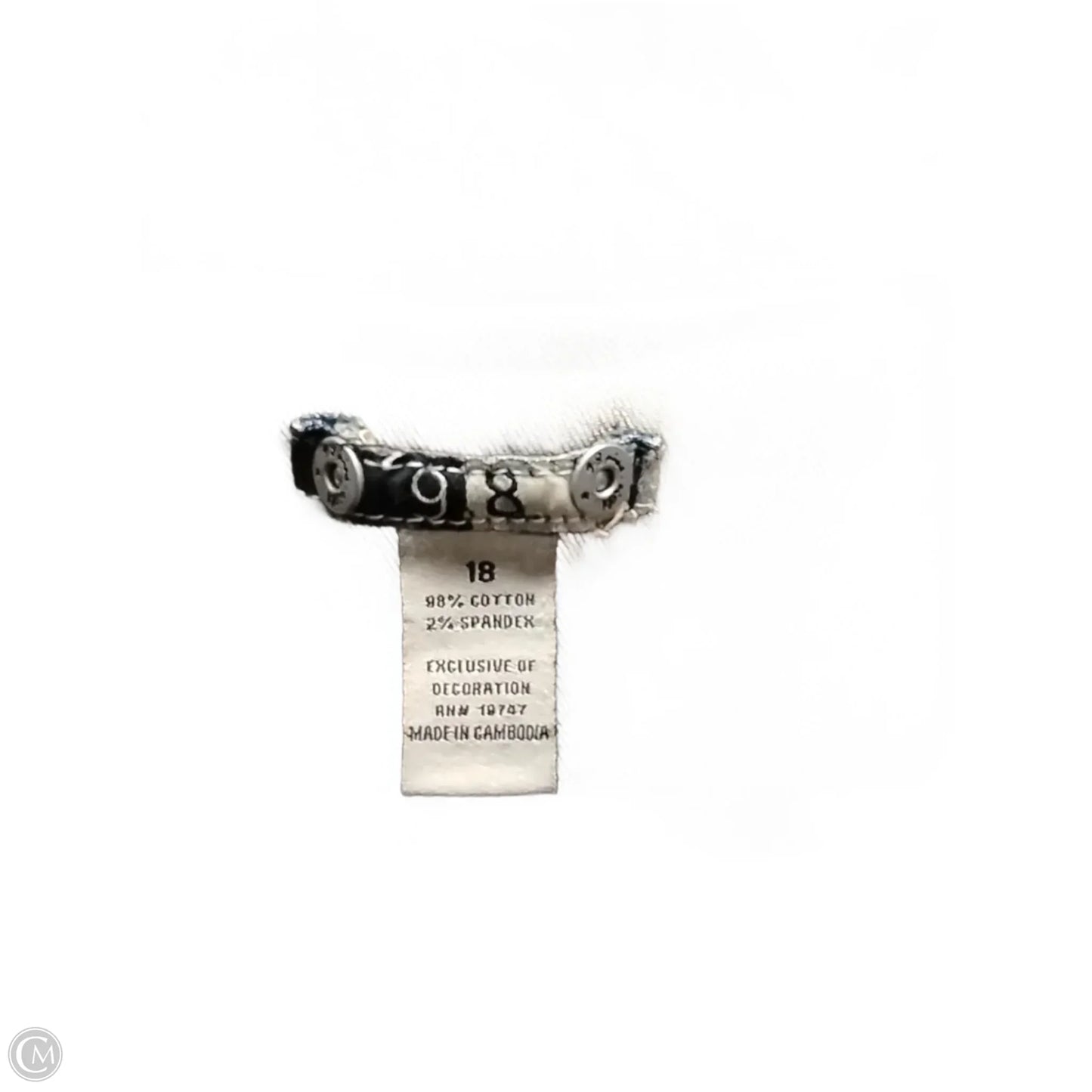 Vest Other By Clothes Mentor In Blue, Size: 18