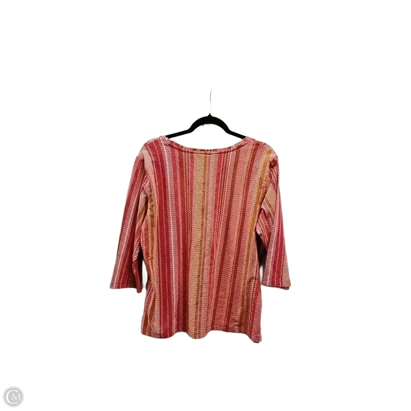 Top Long Sleeve By Christopher And Banks In Multi-colored, Size: Xl