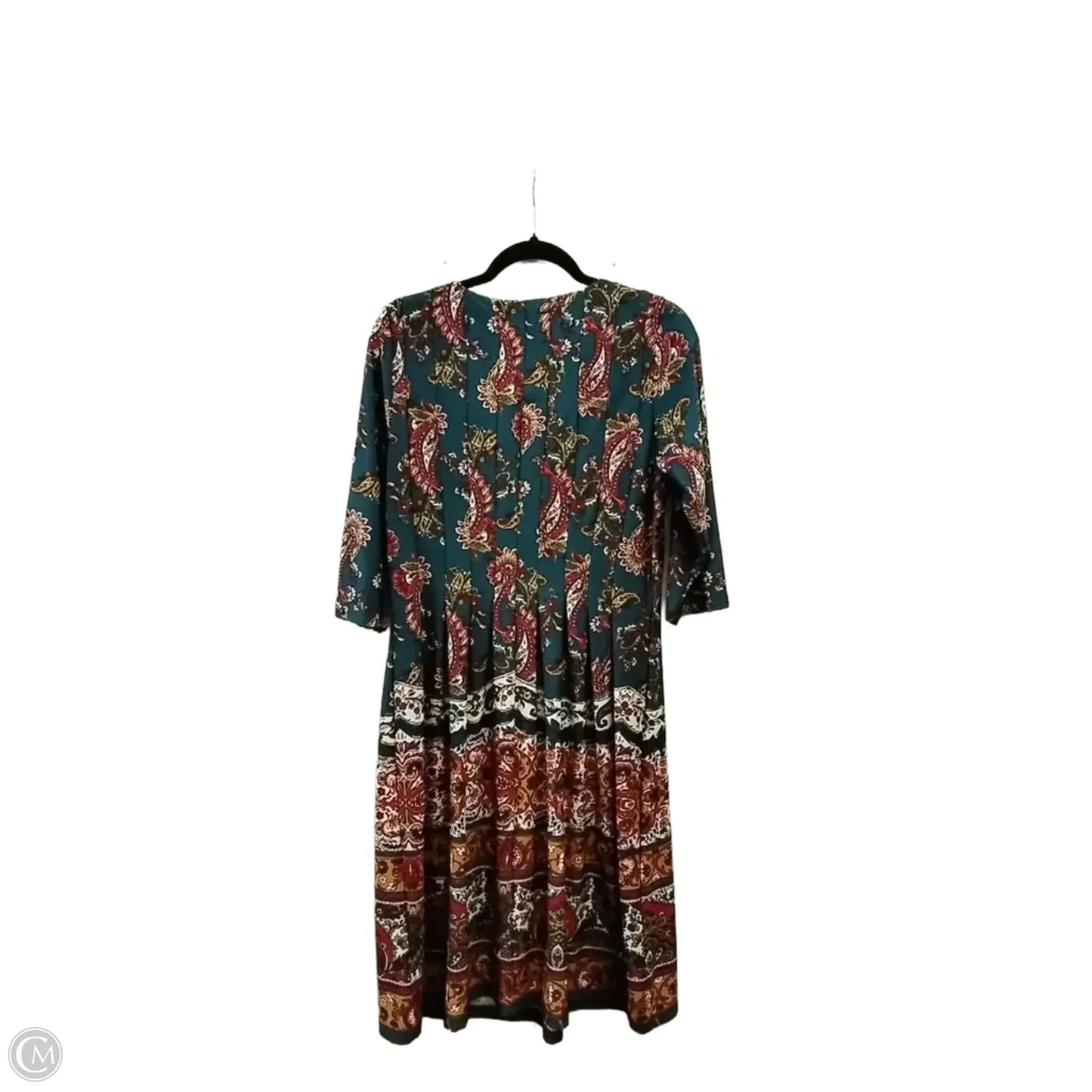 Dress Casual Midi By Shelby And Palmer In Paisley Print, Size: Xl