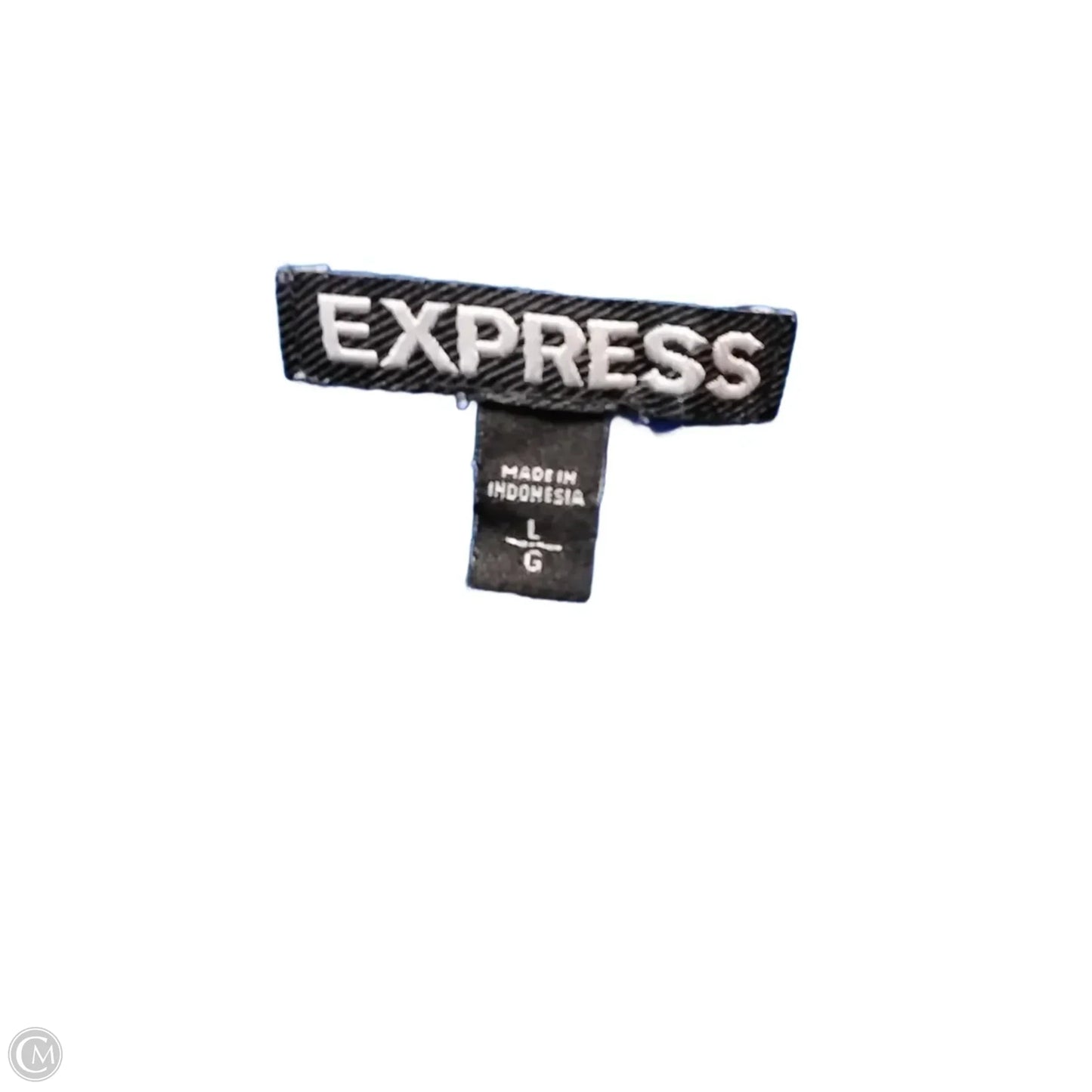 Dress Set 2pc By Express In Blue, Size: L