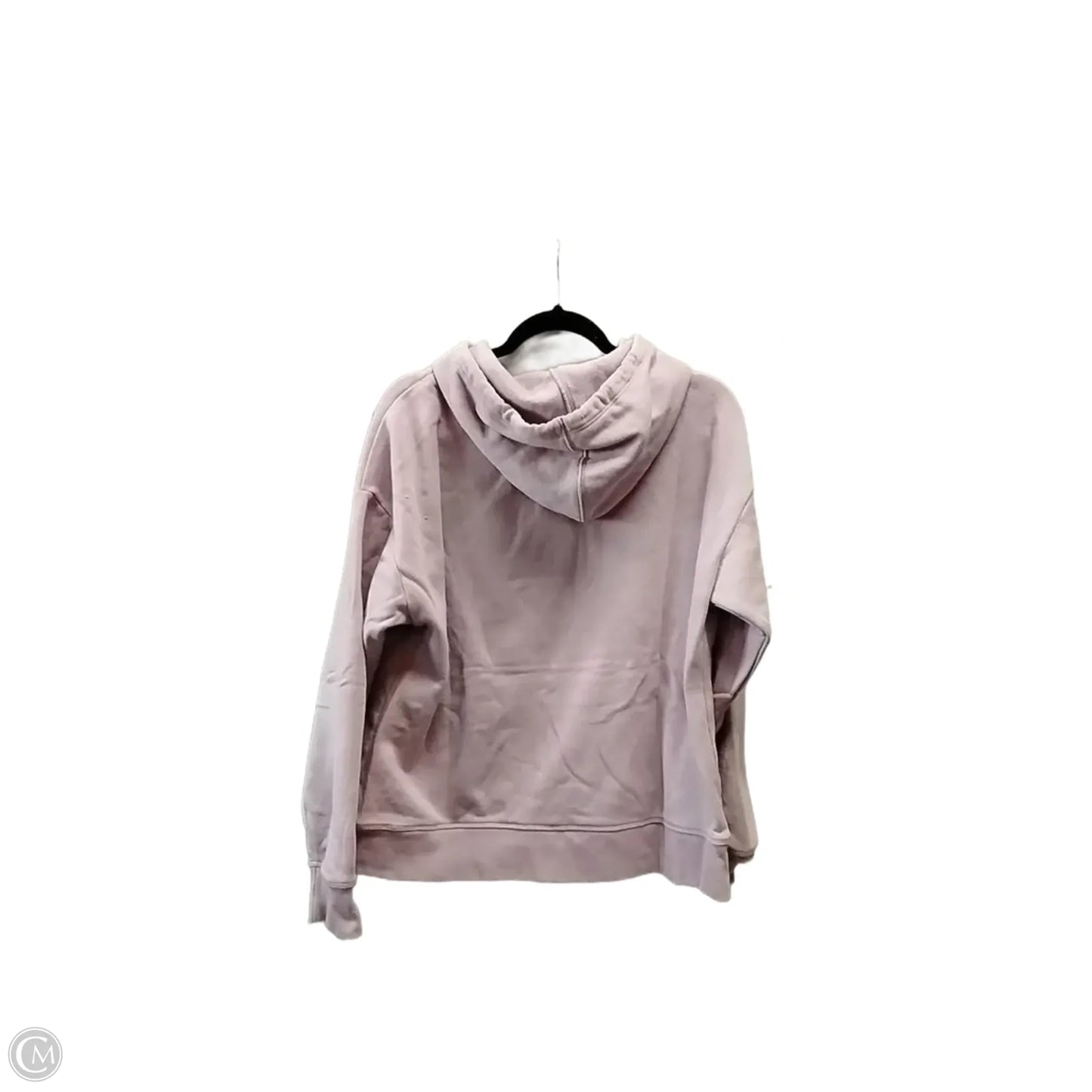 Sweatshirt Hoodie By Reebok In Purple, Size: L