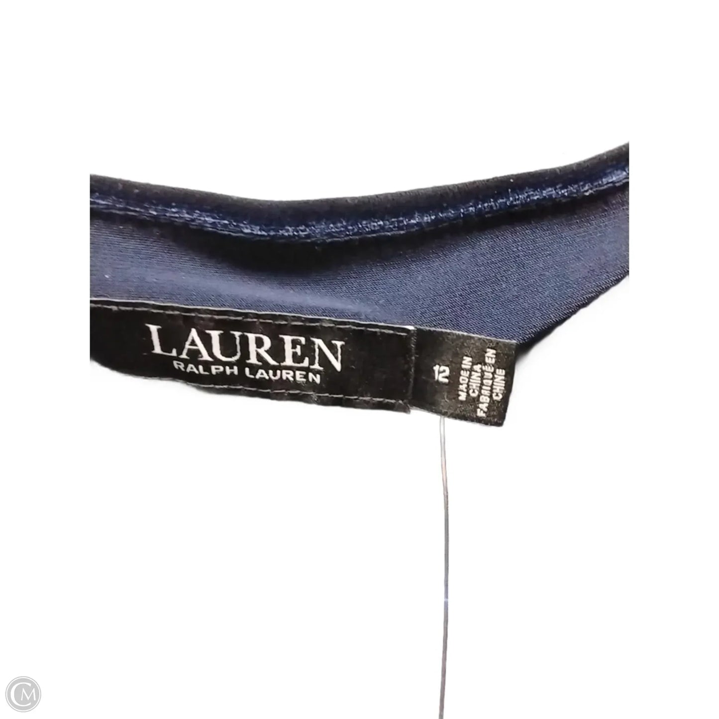 Dress Party Midi By Lauren By Ralph Lauren In Blue, Size: 12