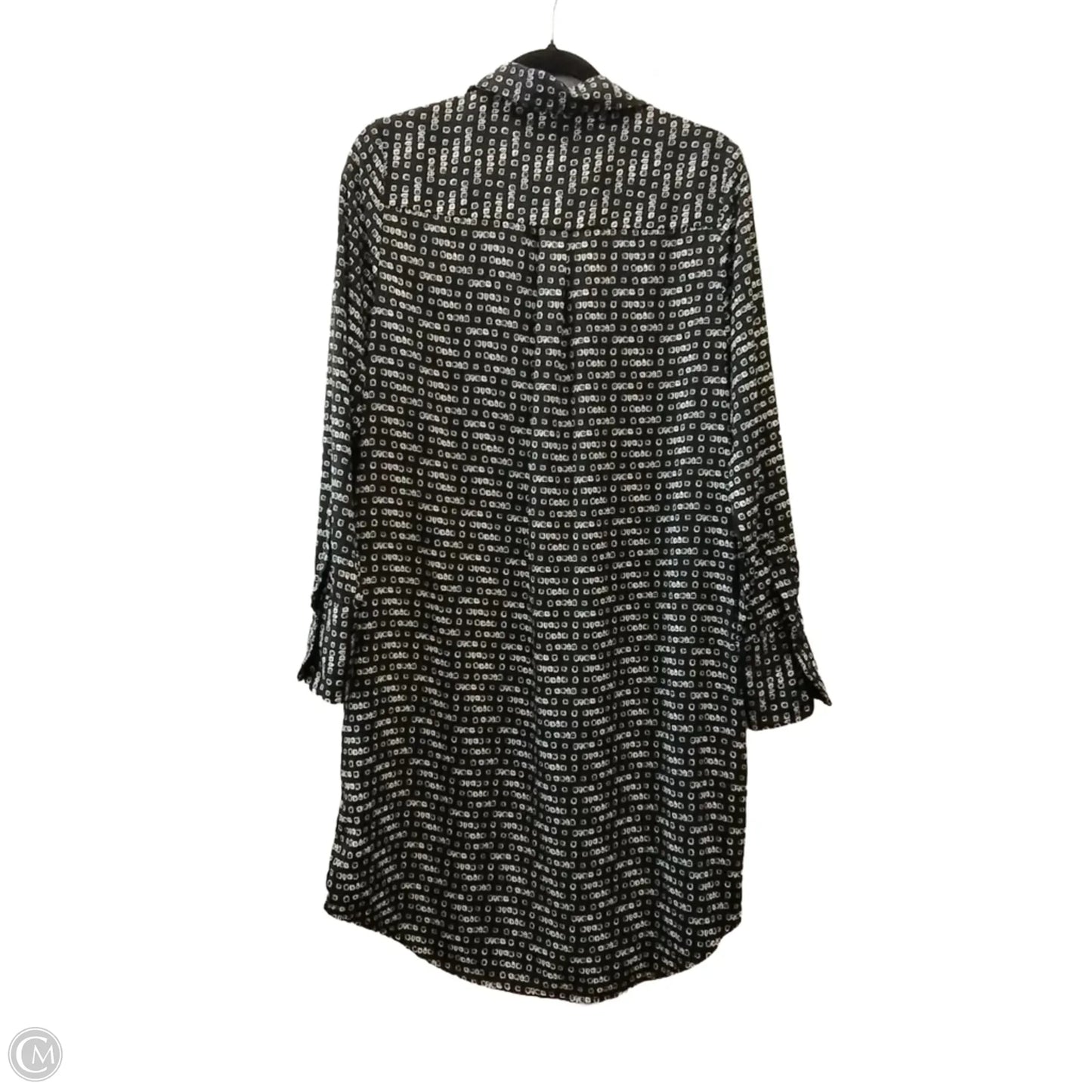 Dress Casual Midi By Prologue In Black & Cream, Size: M