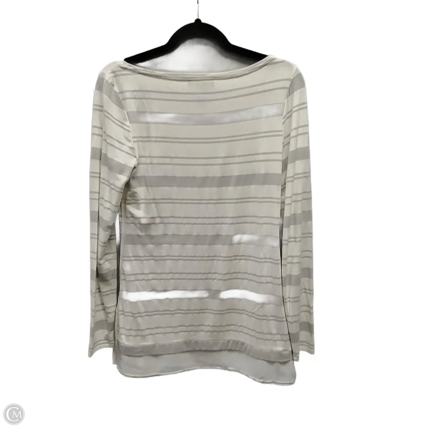 Top Long Sleeve By White House Black Market In Striped Pattern, Size: Xs