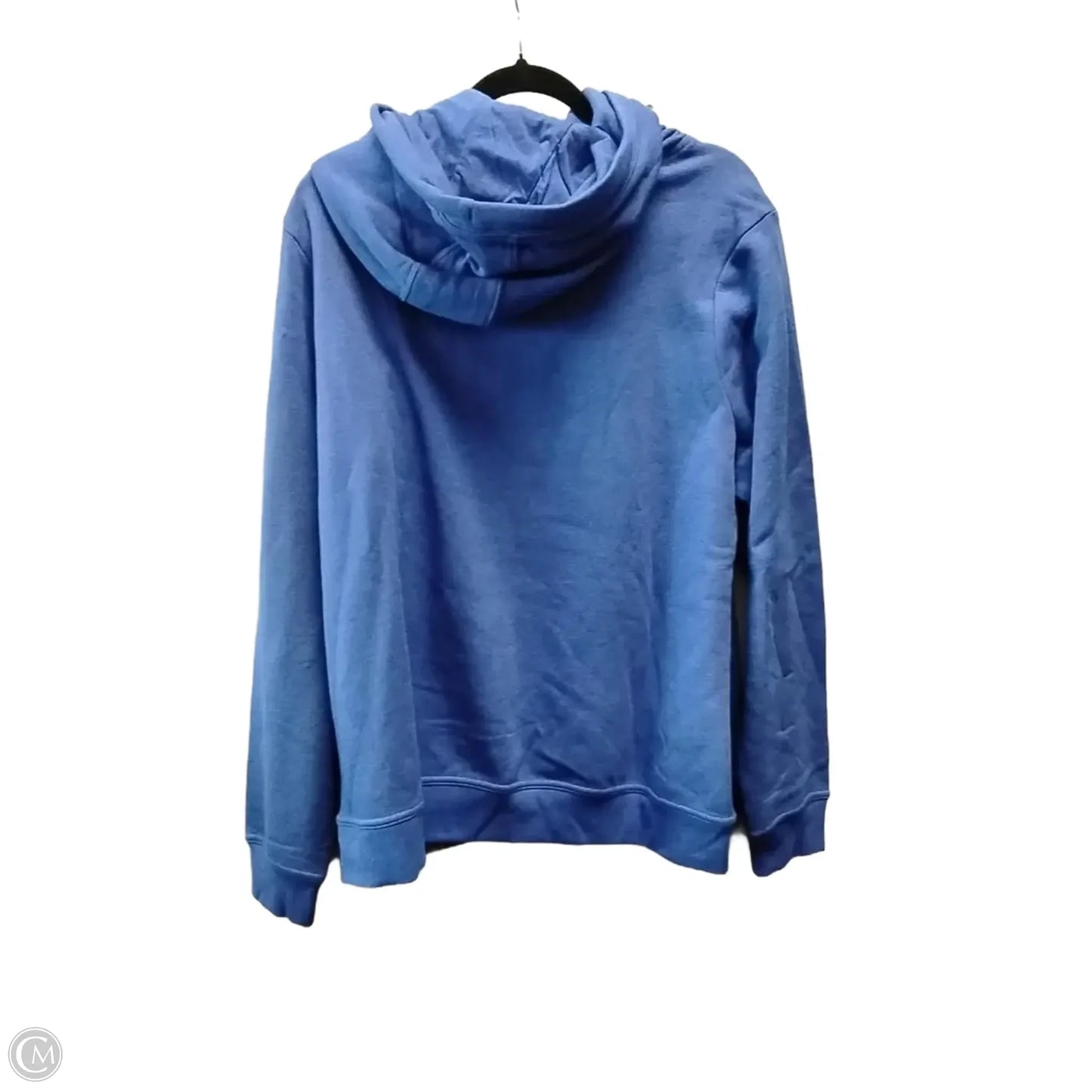 Athletic Sweatshirt Hoodie By Nike In Blue, Size: Xl