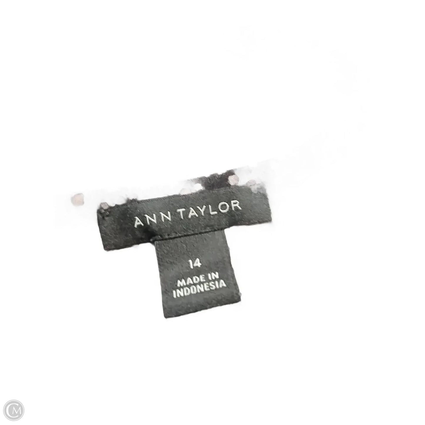 Dress Casual Midi By Ann Taylor In Black & Brown, Size: 14