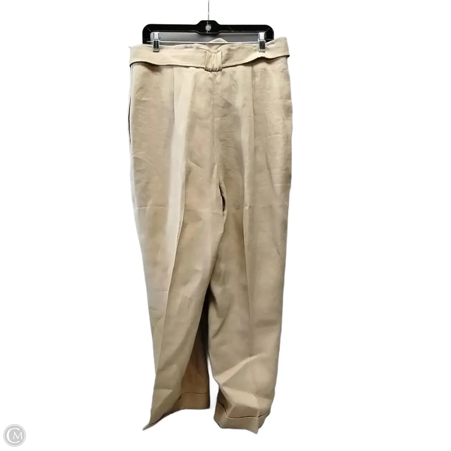 Pants Cropped By Clothes Mentor In Tan, Size: 12