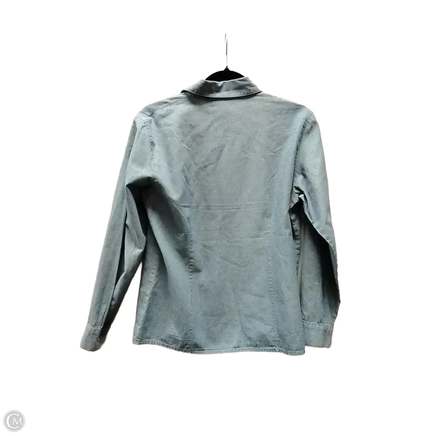 Top Long Sleeve By Talbots In Blue, Size: S