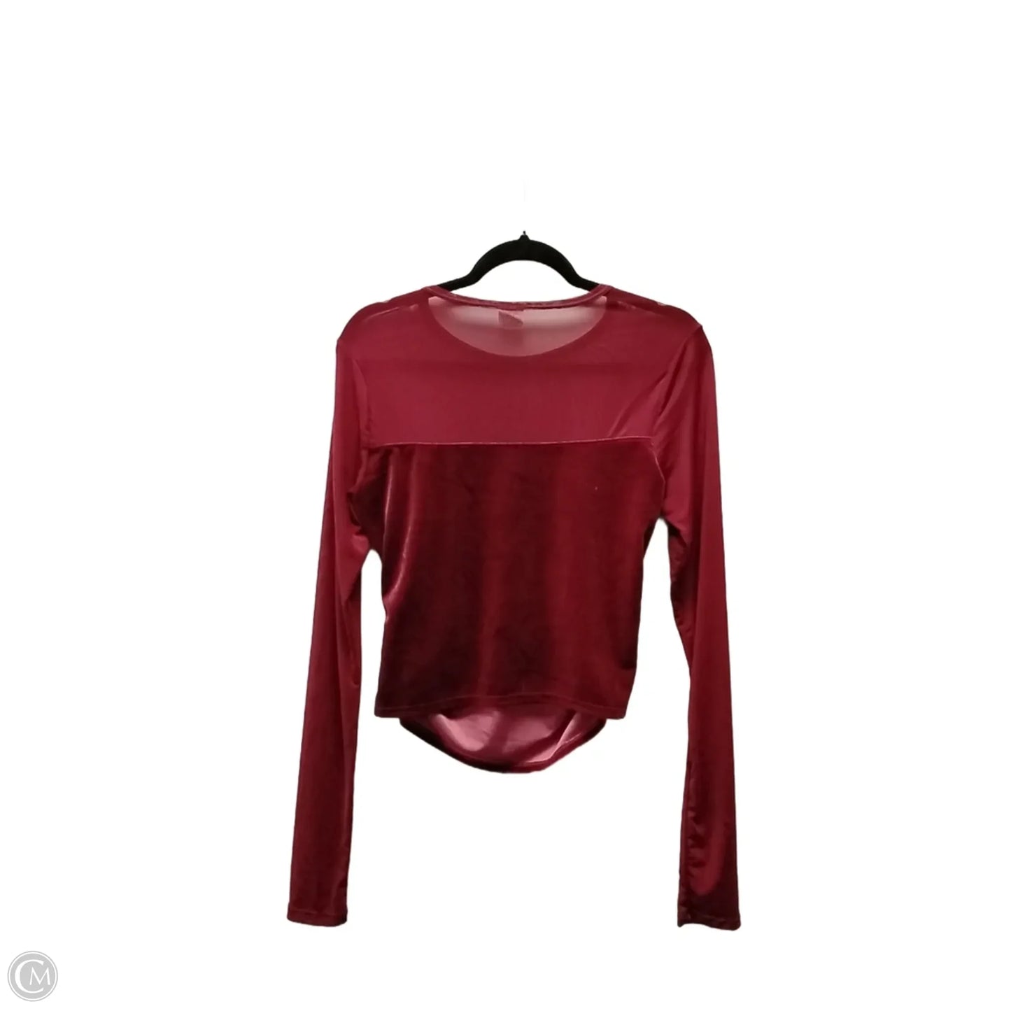 Blouse Long Sleeve By Wild Fable In Purple, Size: M